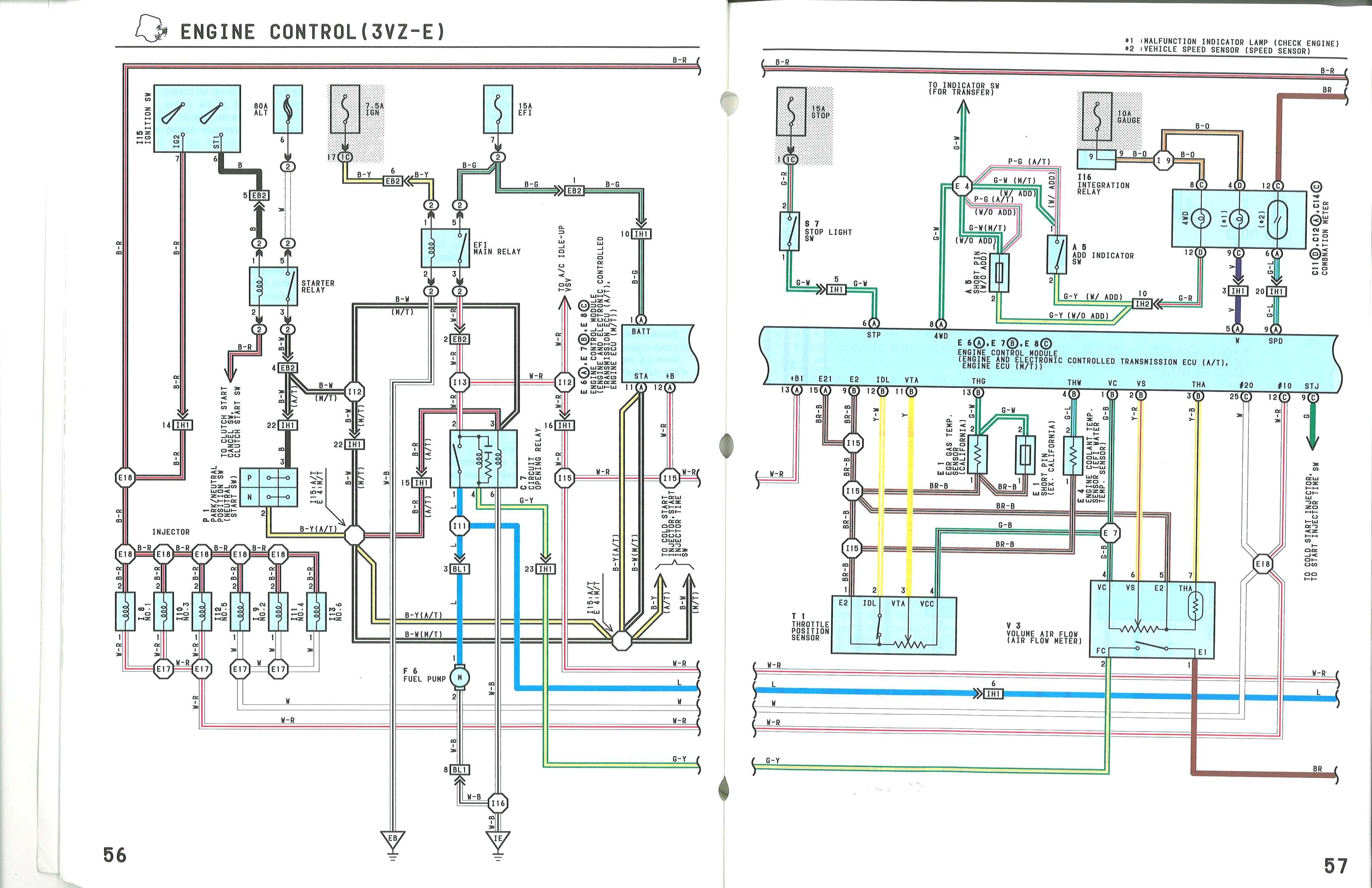 1988 Toyota Pickup Wiring Schematic - Wiring Diagram 1988 Toyota Pickup Tail Light Wiring Diagram