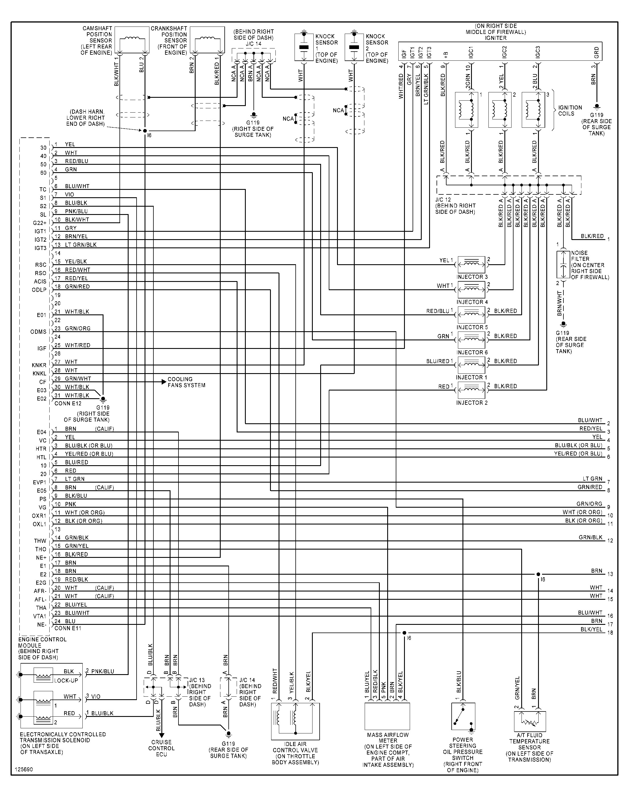 1998 Toyota Stereo Wiring Diagram Wiring Diagrams Database