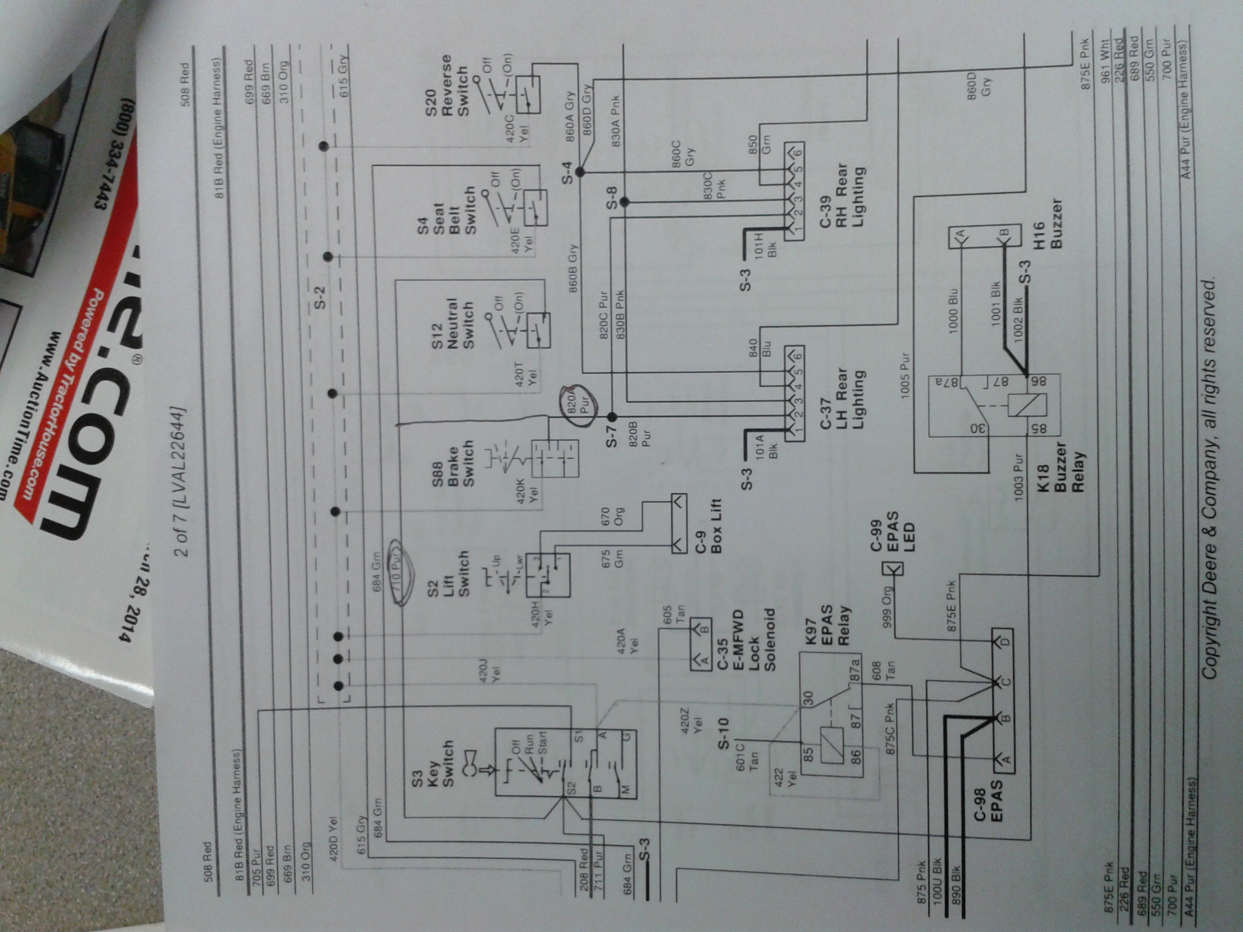 John Deere Amt 626 Wiring Diagram - Wiring Diagram