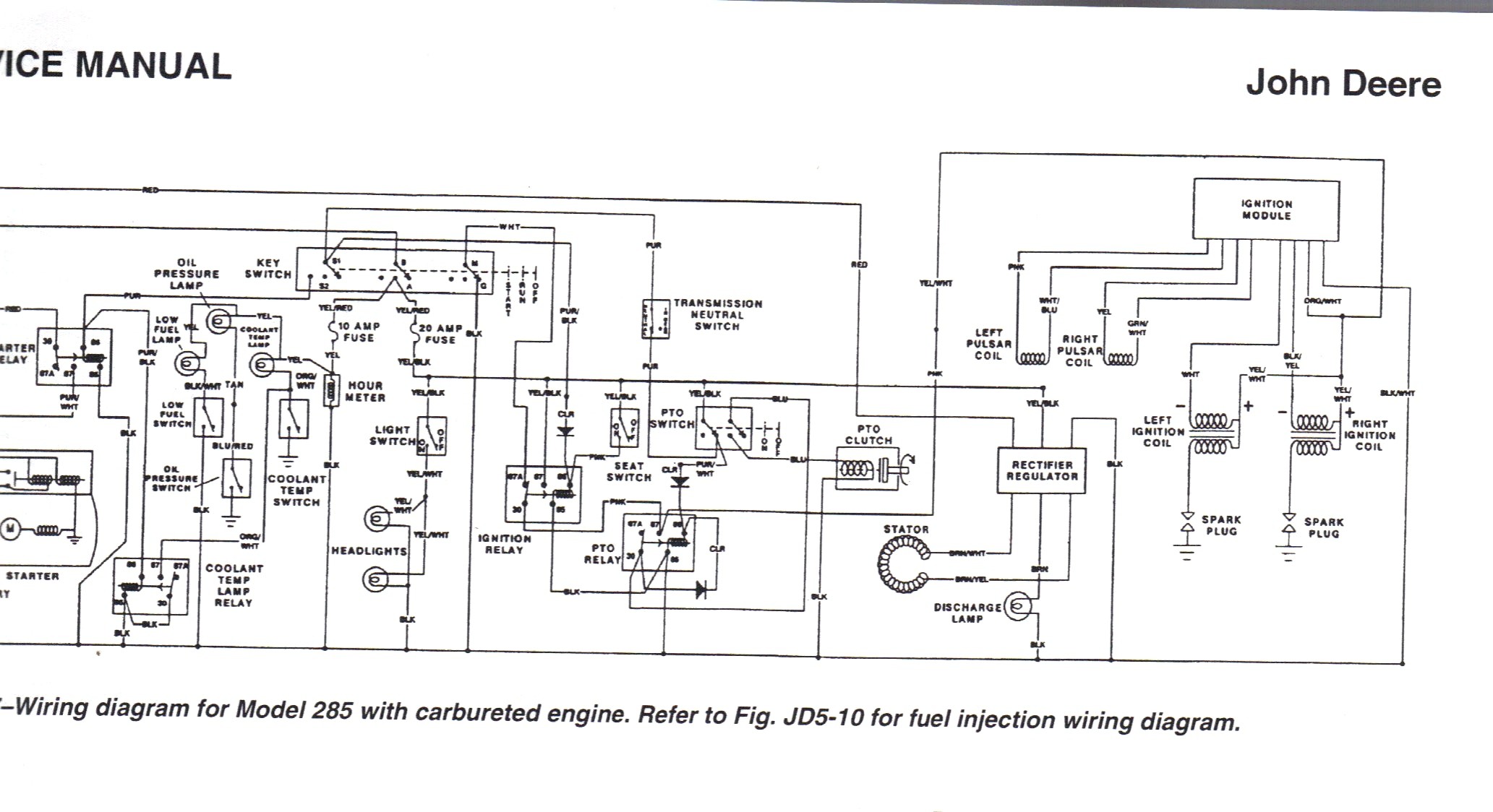 905 John Deere Z225 Wiring Diagram Wiring Resources