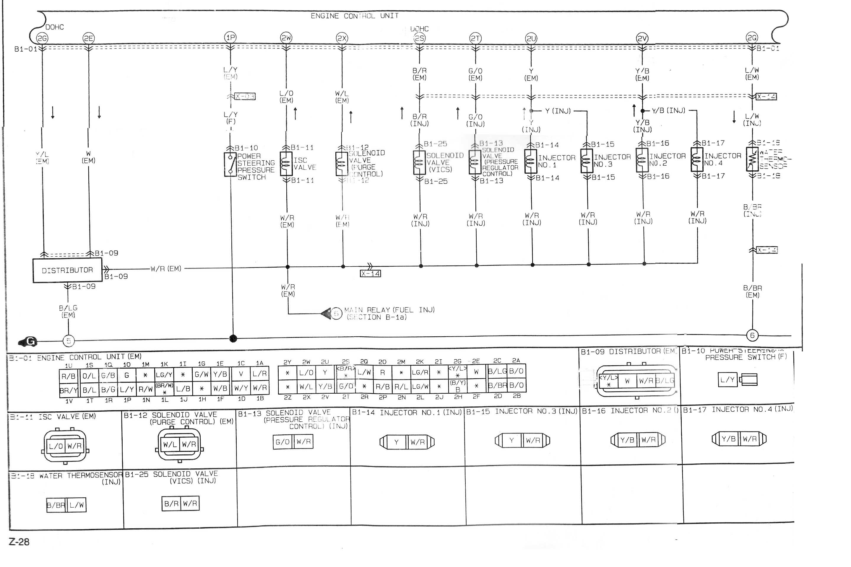 Mazda 323 Ecu Wiring Diagram