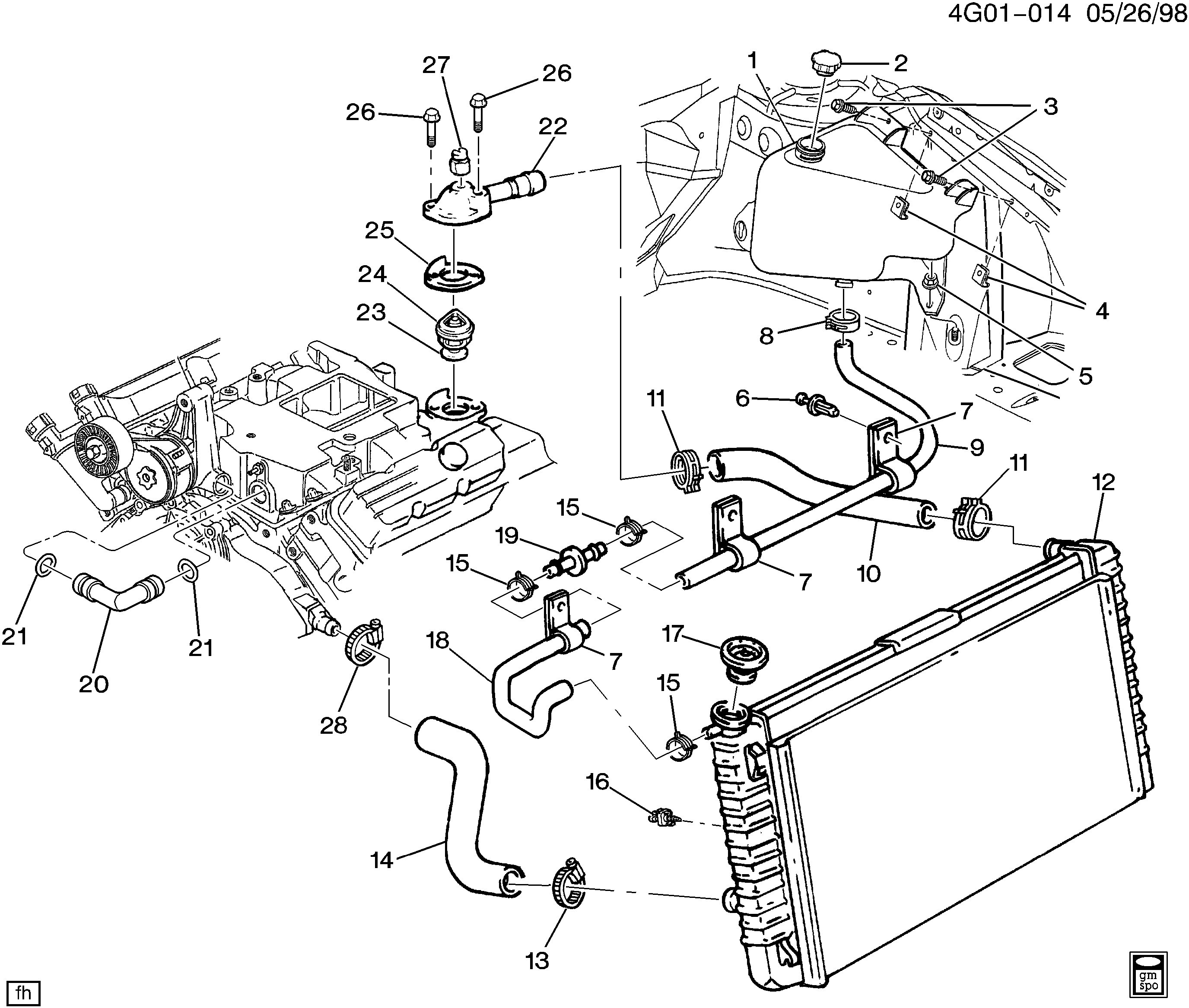 3 1 Liter Gm Engine Cooling System Diagram - Wiring Diagram Library