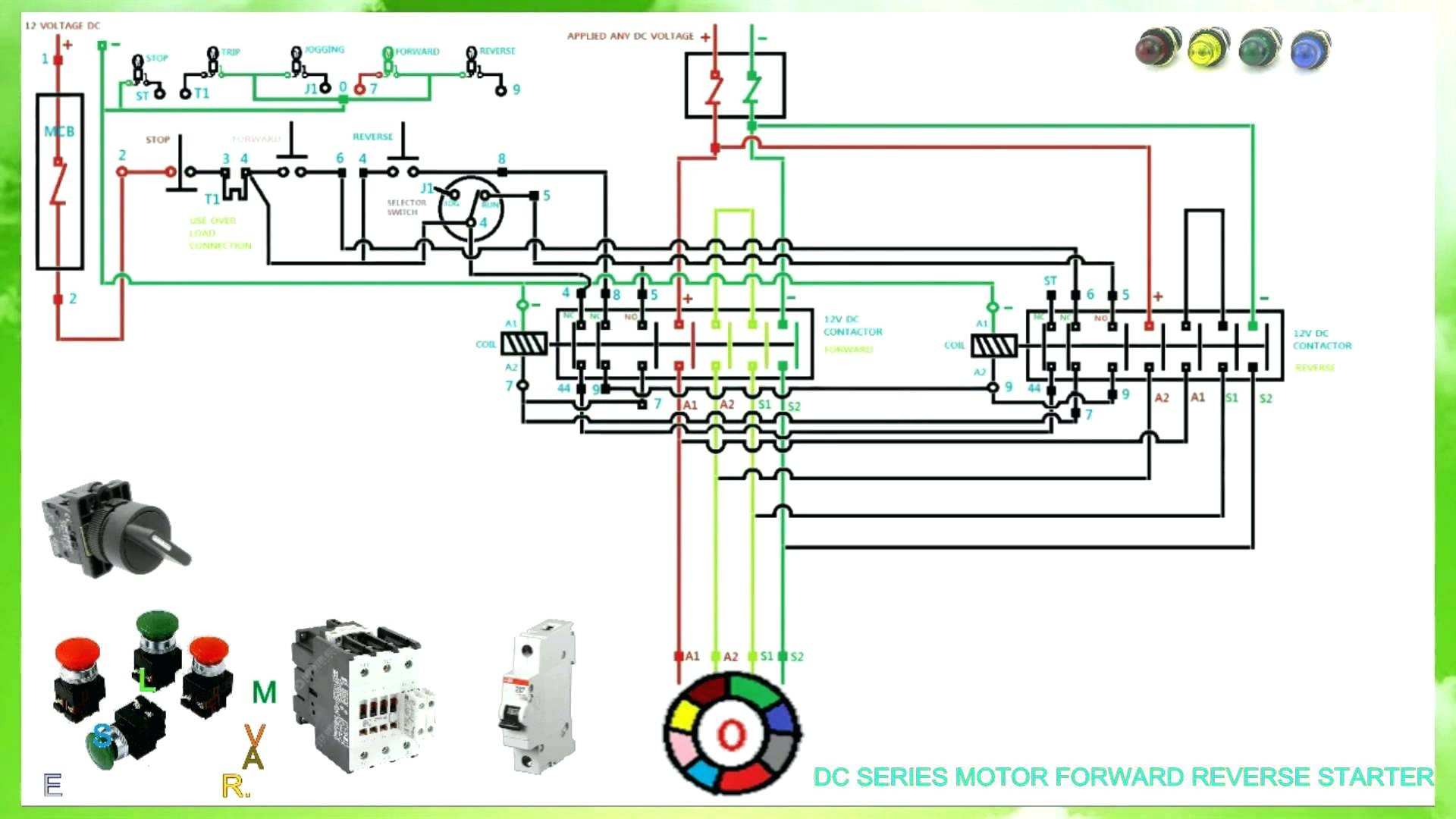 Reversing Motor Starter Wiring Diagram from detoxicrecenze.com