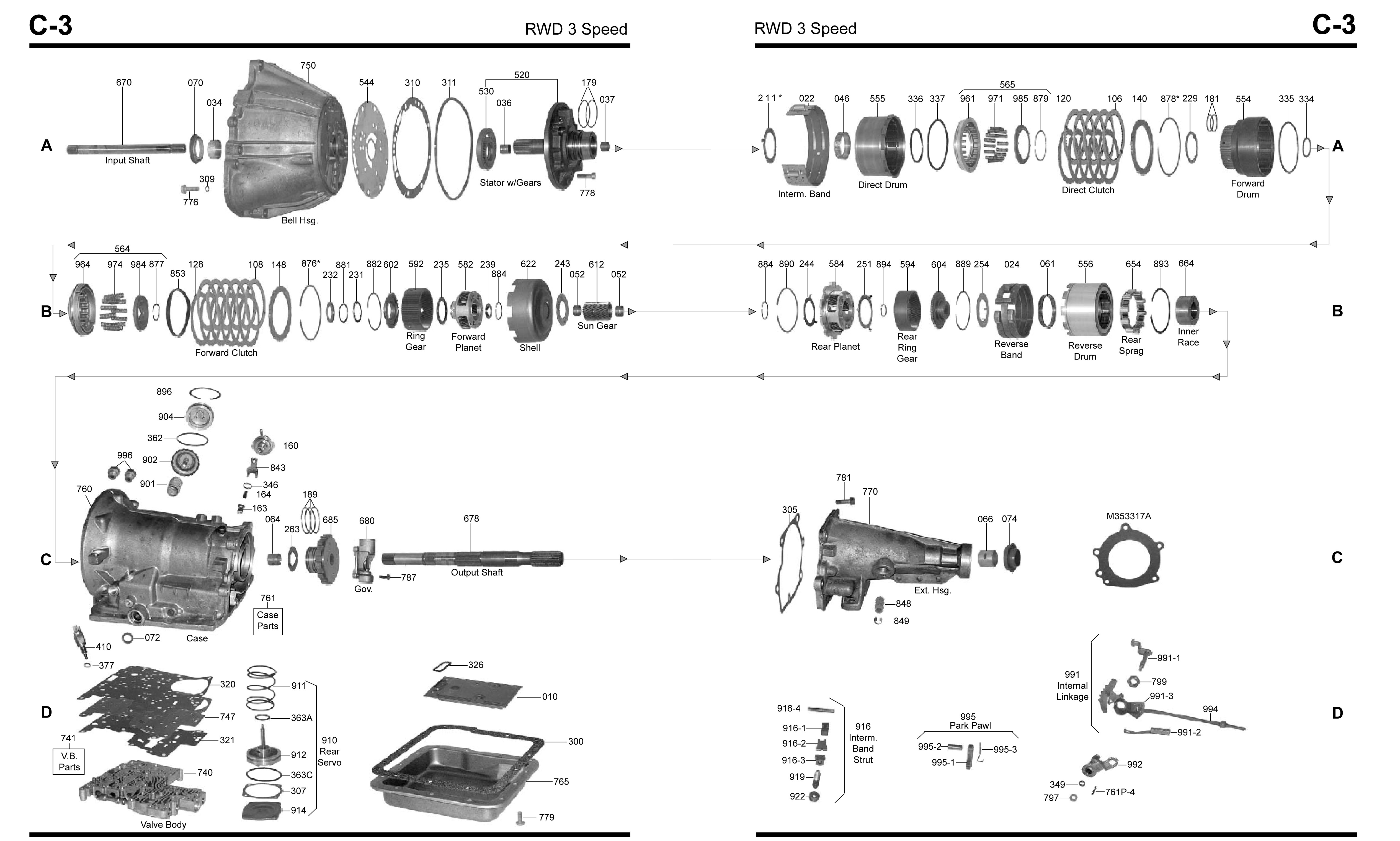 ford 4f27e transmission diagram