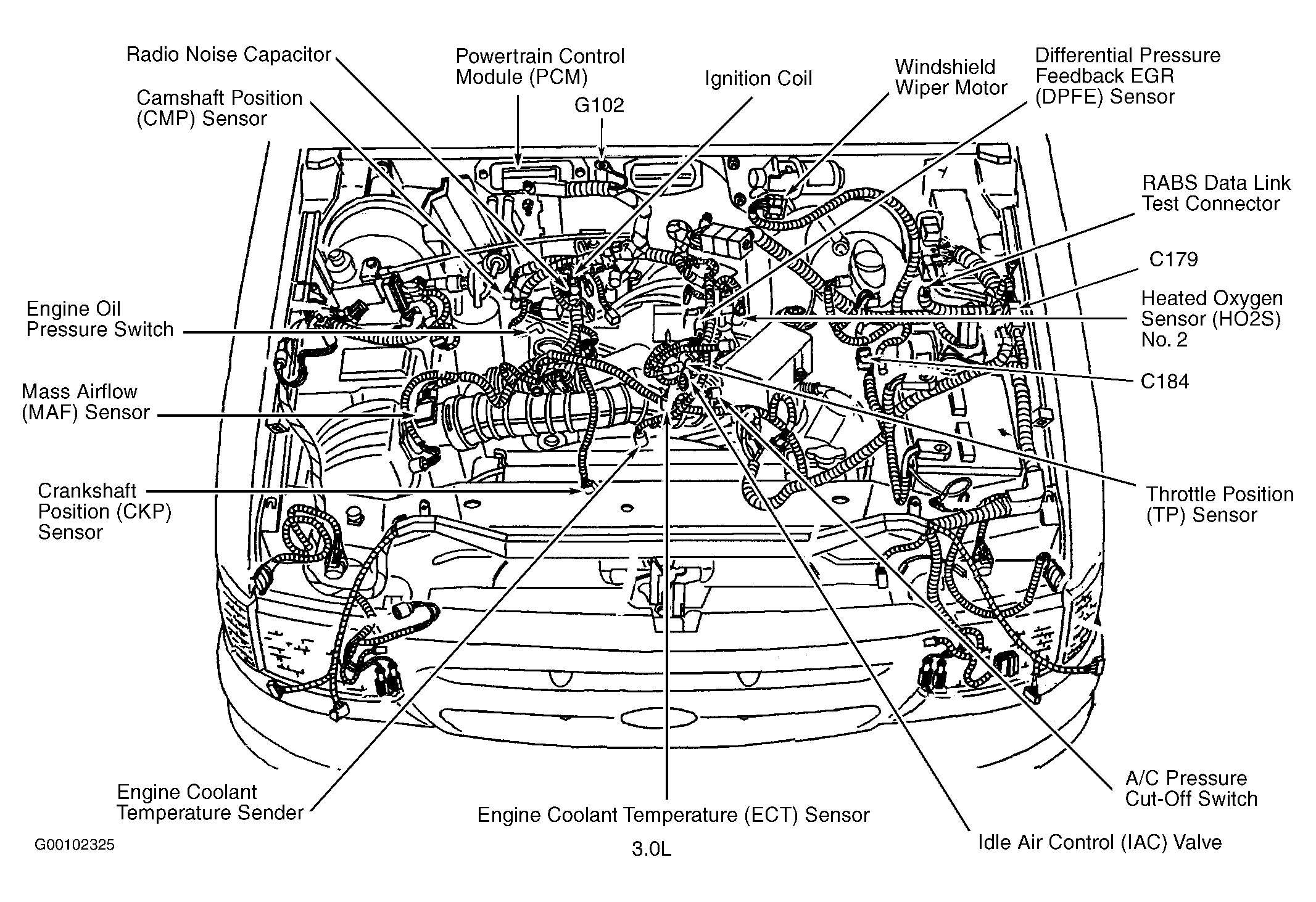 2003 ford focus engine diagram