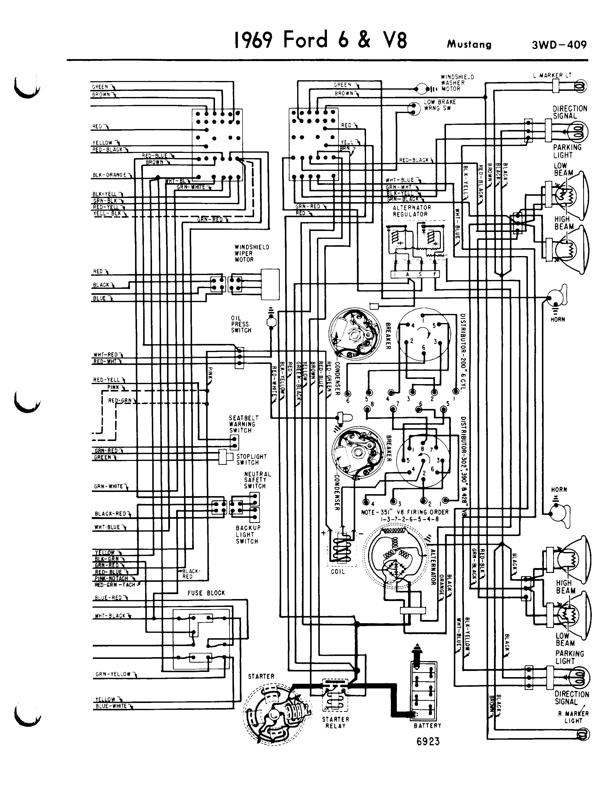 1969 Mustang Ignition Wiring Diagram Wiring Diagram
