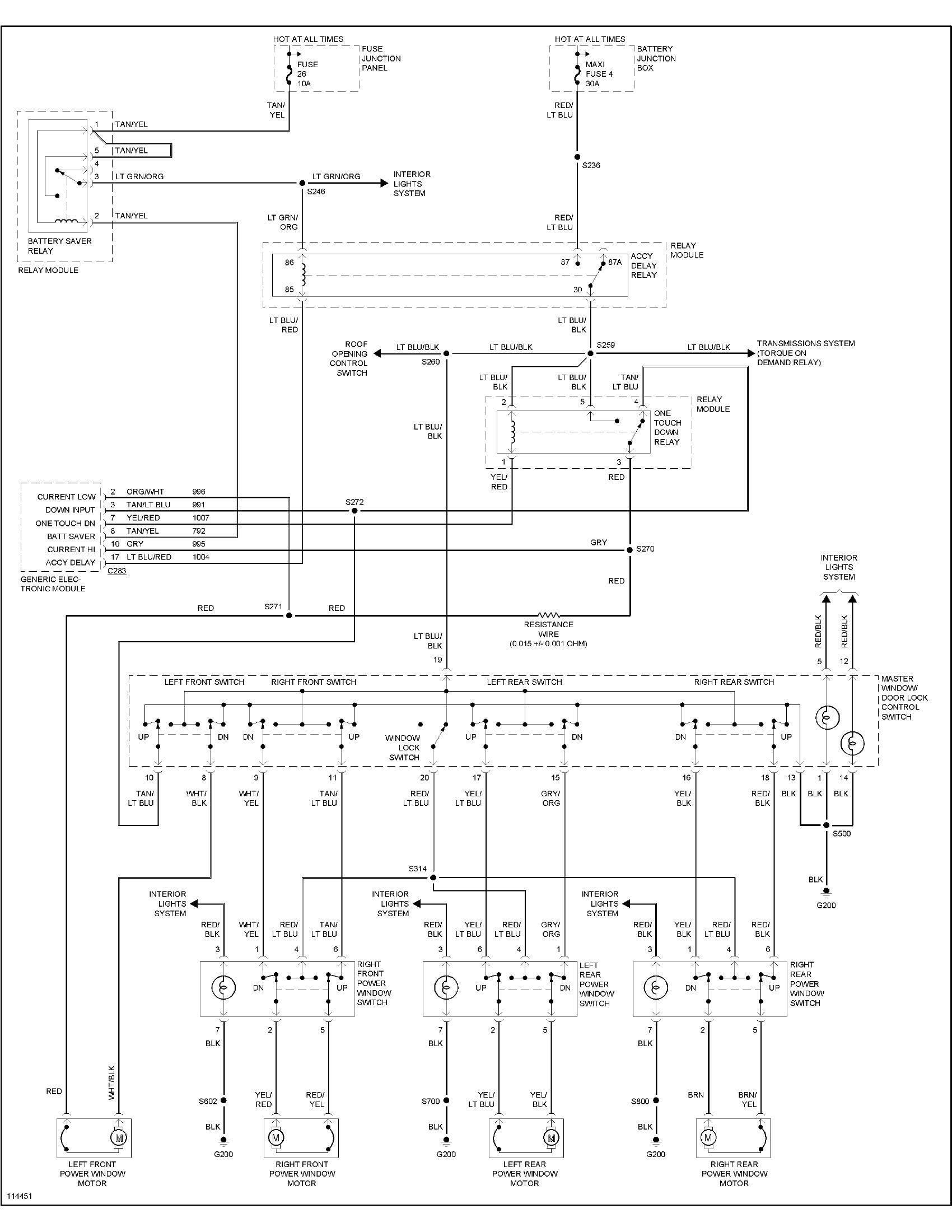 2007 Ford 500 Interior Fuse Box Diagram Wiring Schematic