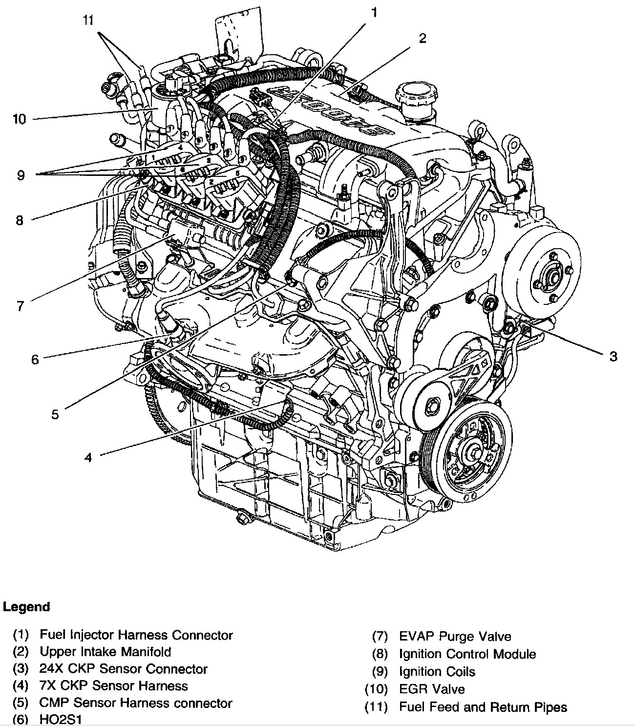 5.7 liter chevy engine diagram