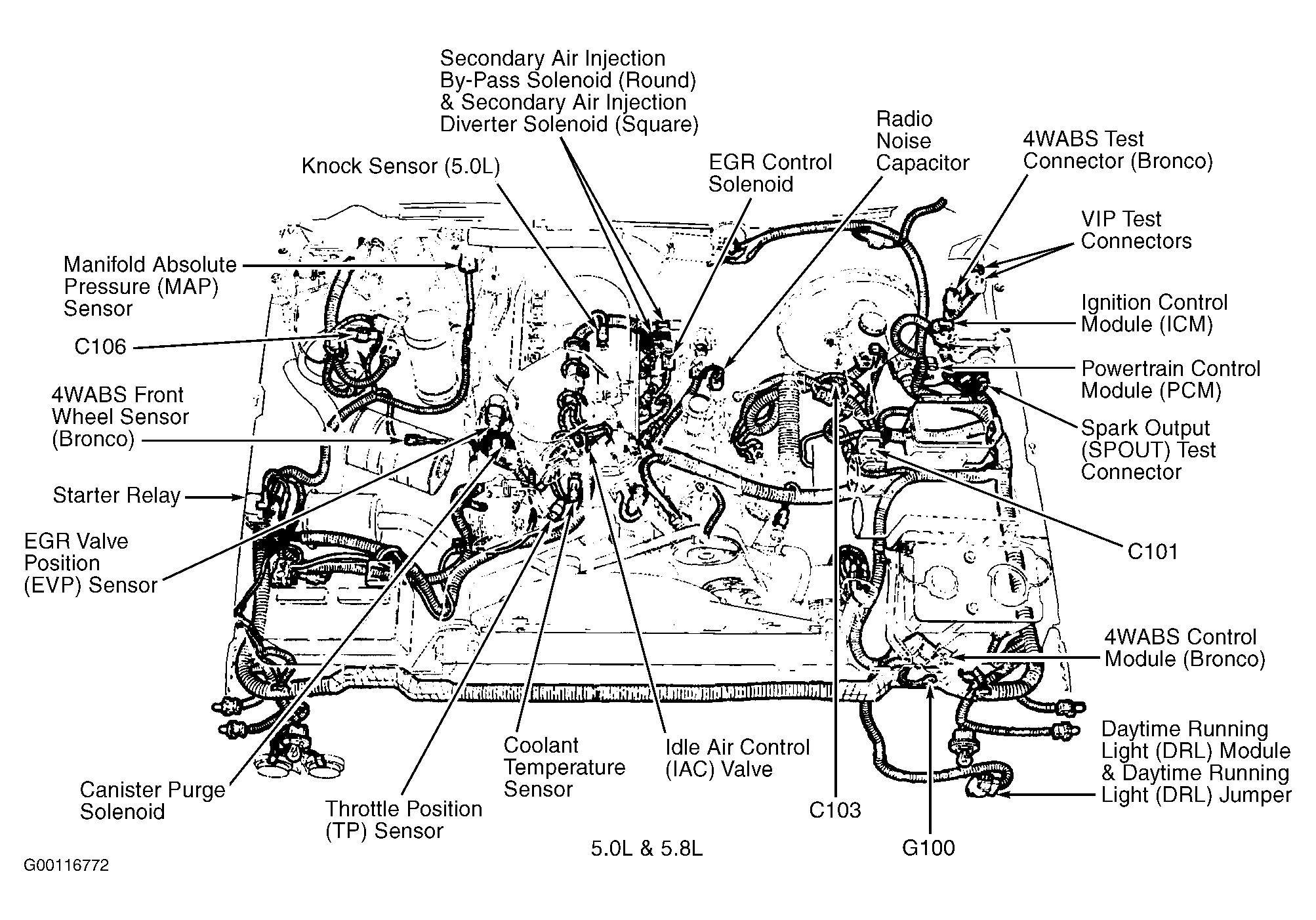 2001 5.4 triton engine diagram