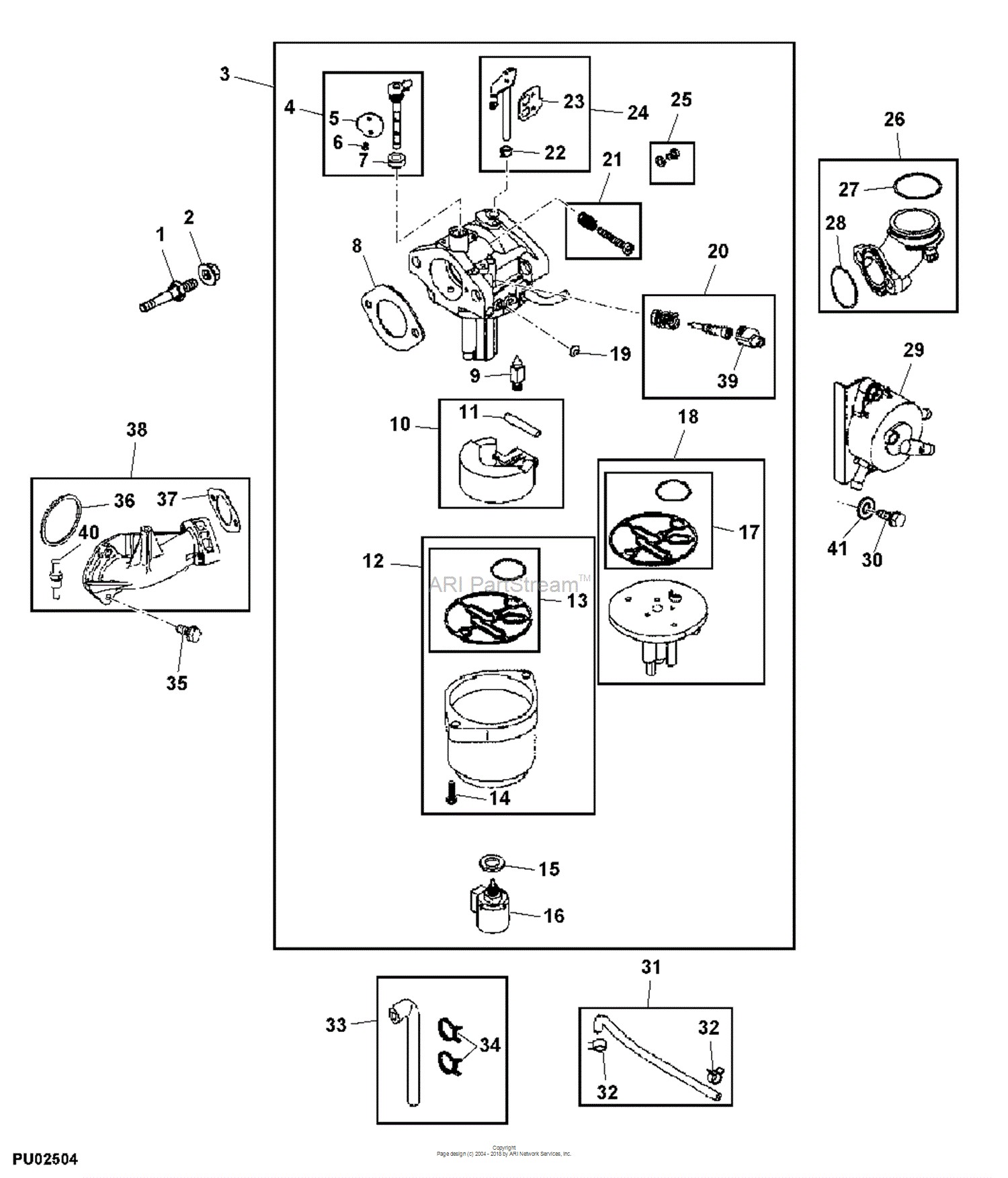 John Deere La105 Parts Diagram