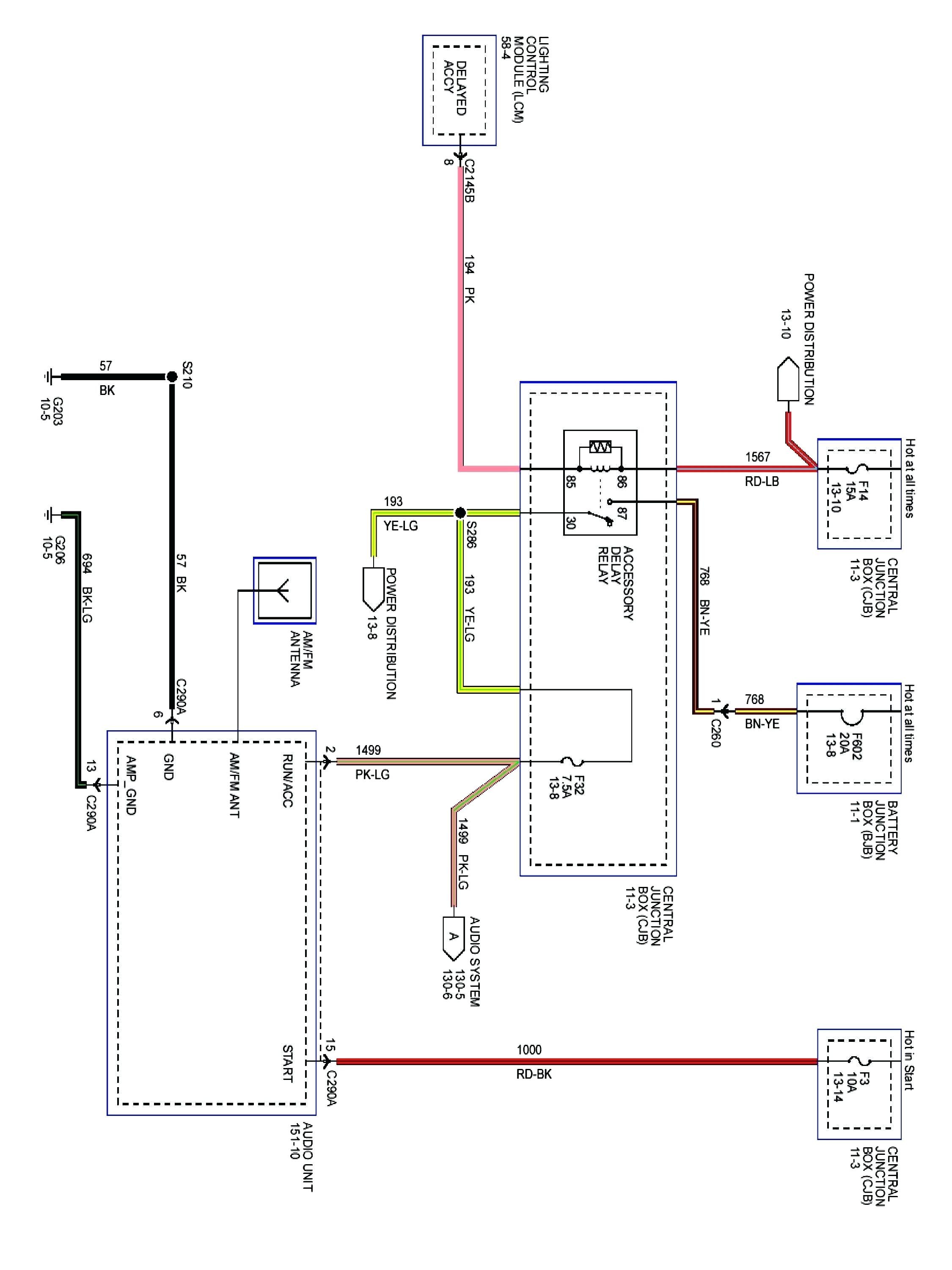 2001 Lincoln Town Car Blower Motor Relay Location