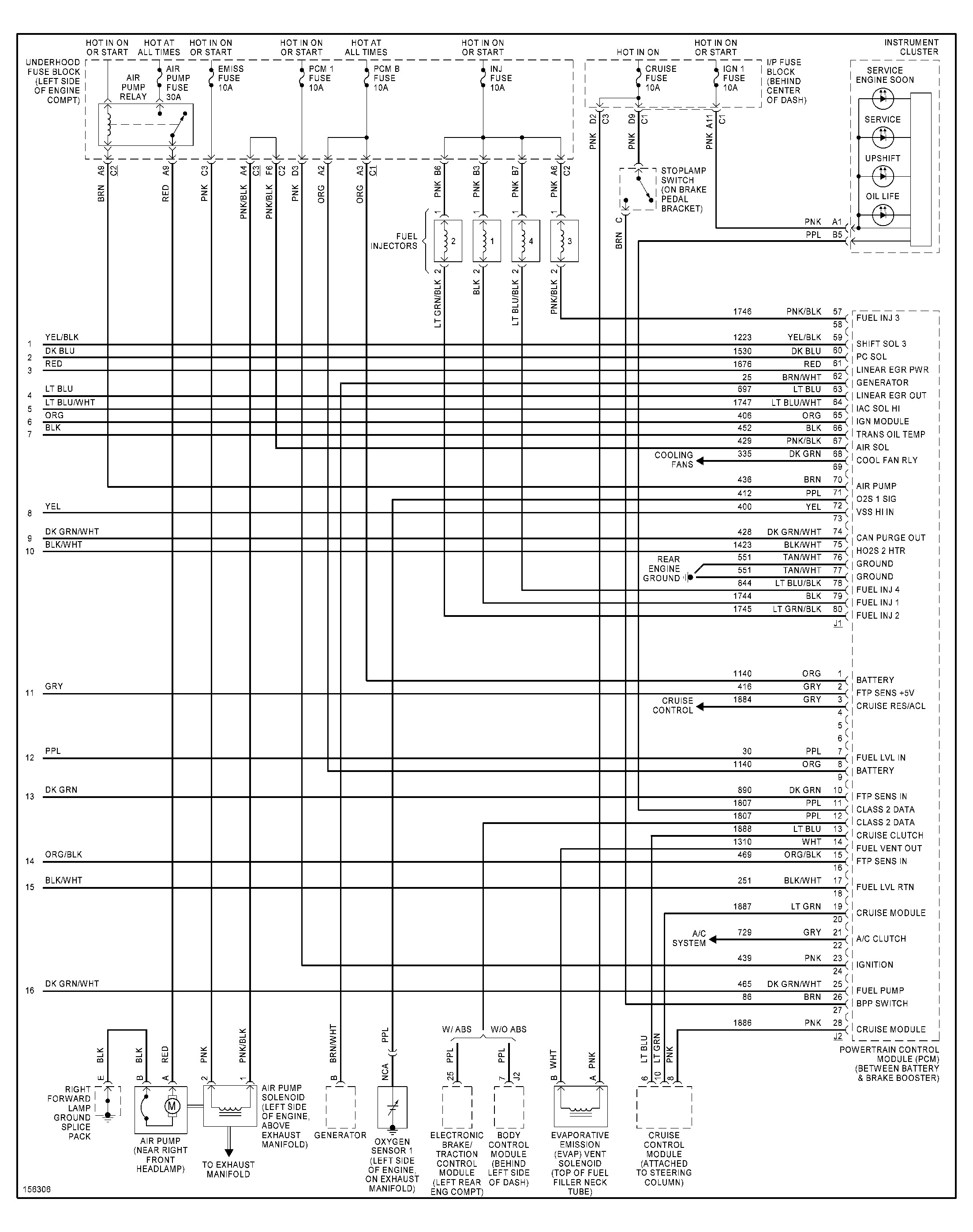 2001 Saturn L300 Fuel Pump Wiring Diagram - Wiring Diagram