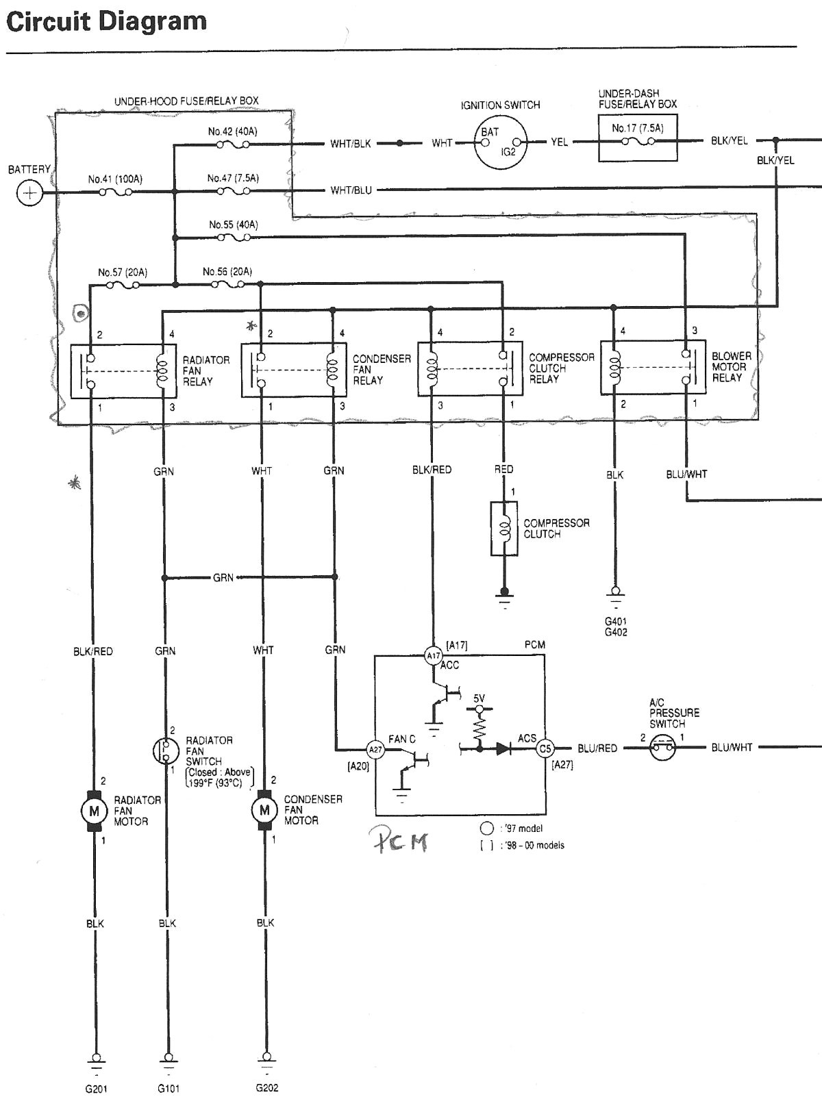 1998 Honda Accord Engine Diagram - Wiring Diagram