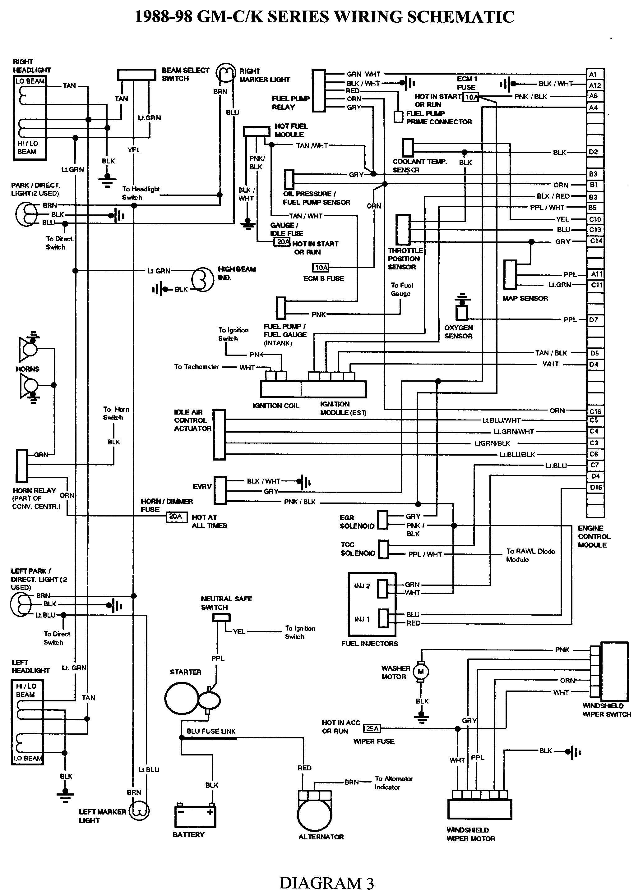 1994 Chevy Truck Fuel Pump Wiring Diagram - Wiring Diagram