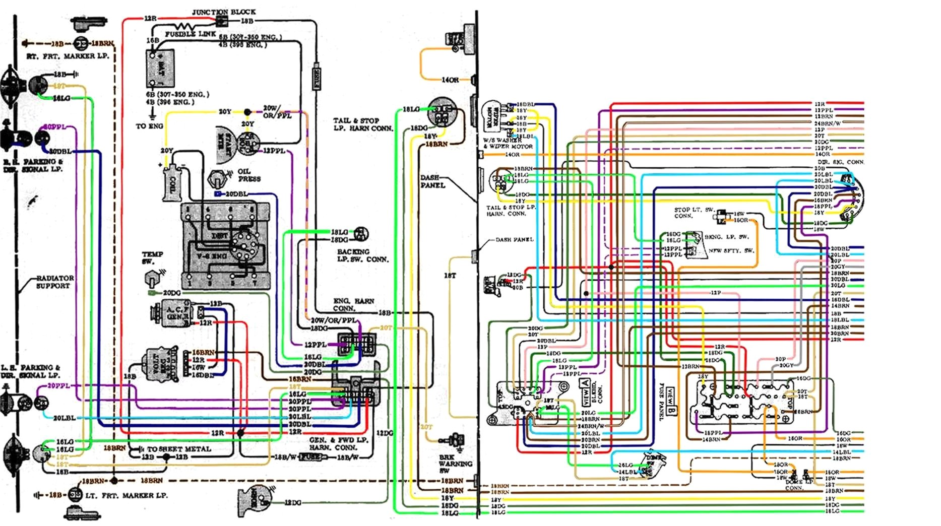 1970 Chevy Truck Wiring Diagram