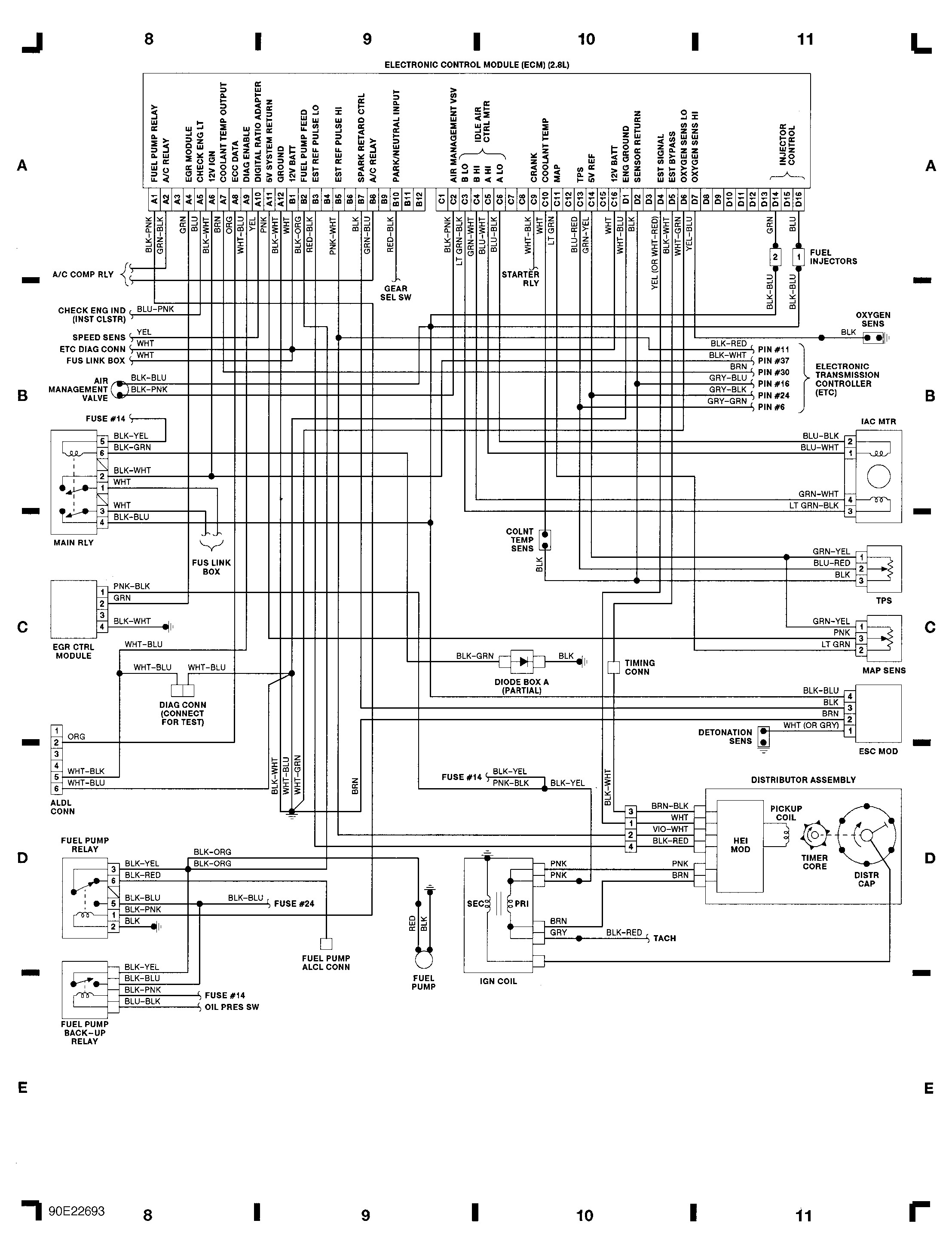 1996 isuzu Rodeo Engine Diagram isuzu Rodeo Wiring Diagram Wiring Diagrams