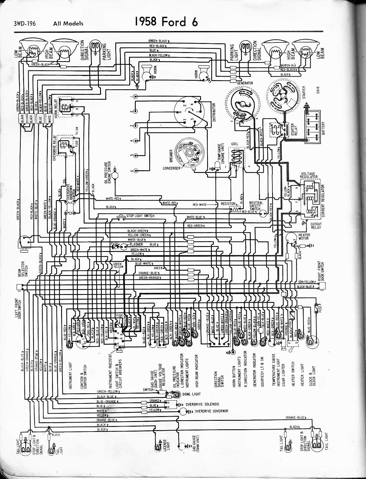 2001 ford 5 4 Engine Diagram 57 65 ford Wiring Diagrams Of 2001 ford 5 4 Engine Diagram