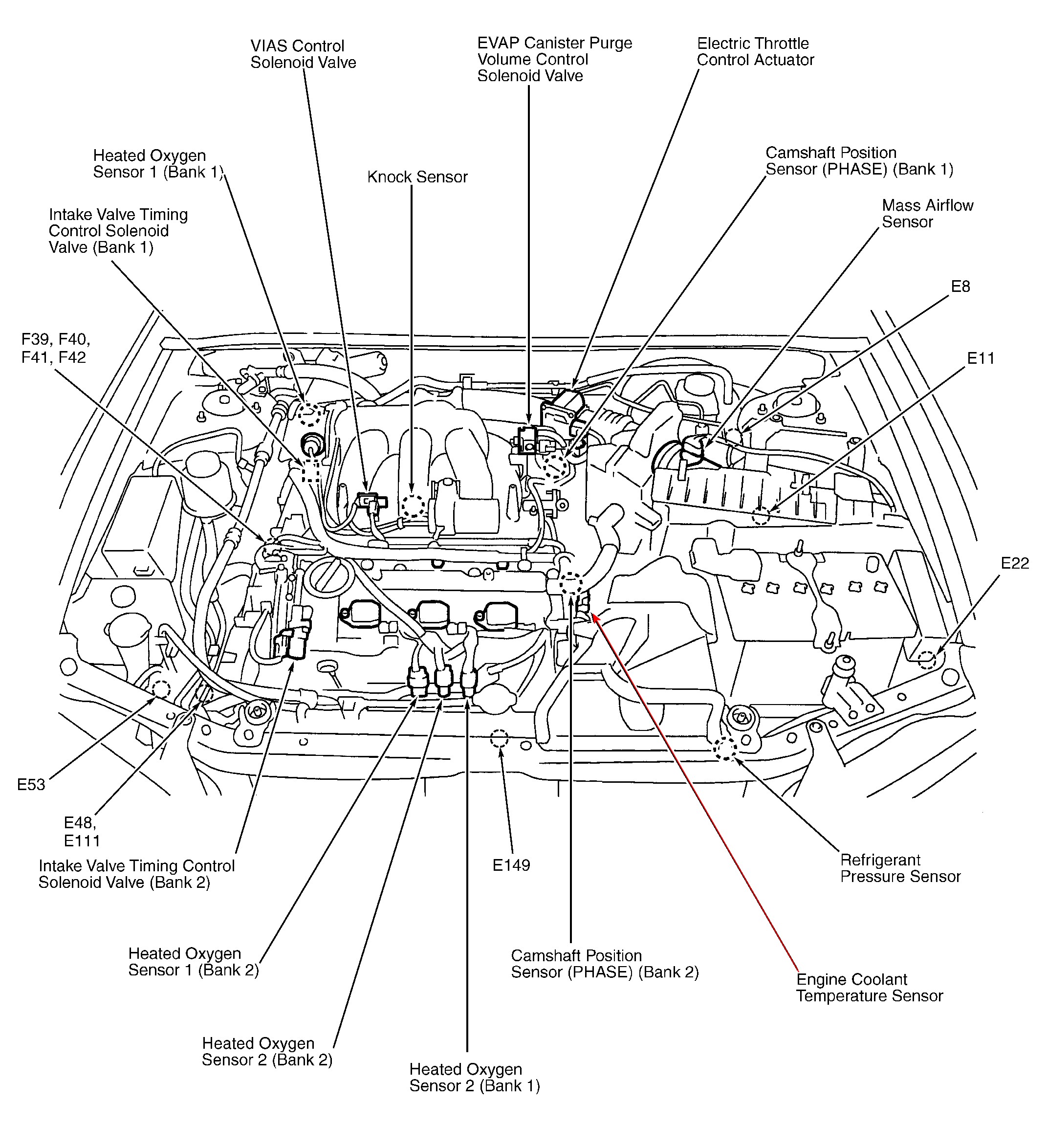 2001 Mazda Millenia Engine Diagram 1995nissanmaximaenginediagram 97 Nissan Maxima V6 Engine No Spark Of 2001 Mazda Millenia Engine Diagram