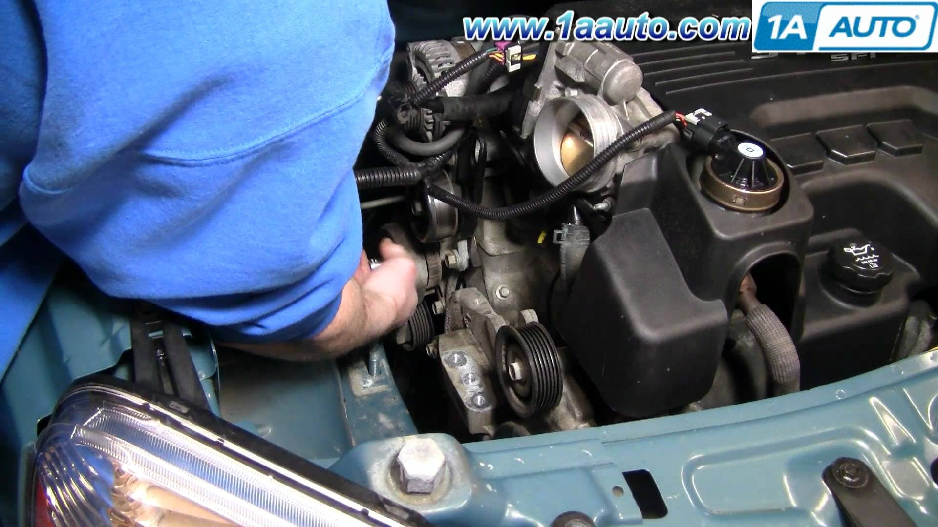 2006 Pontiac torrent Engine Diagram How to Install Replace Serpentine Belt Tensioner Chevy Equinox 3 4l Of 2006 Pontiac torrent Engine Diagram