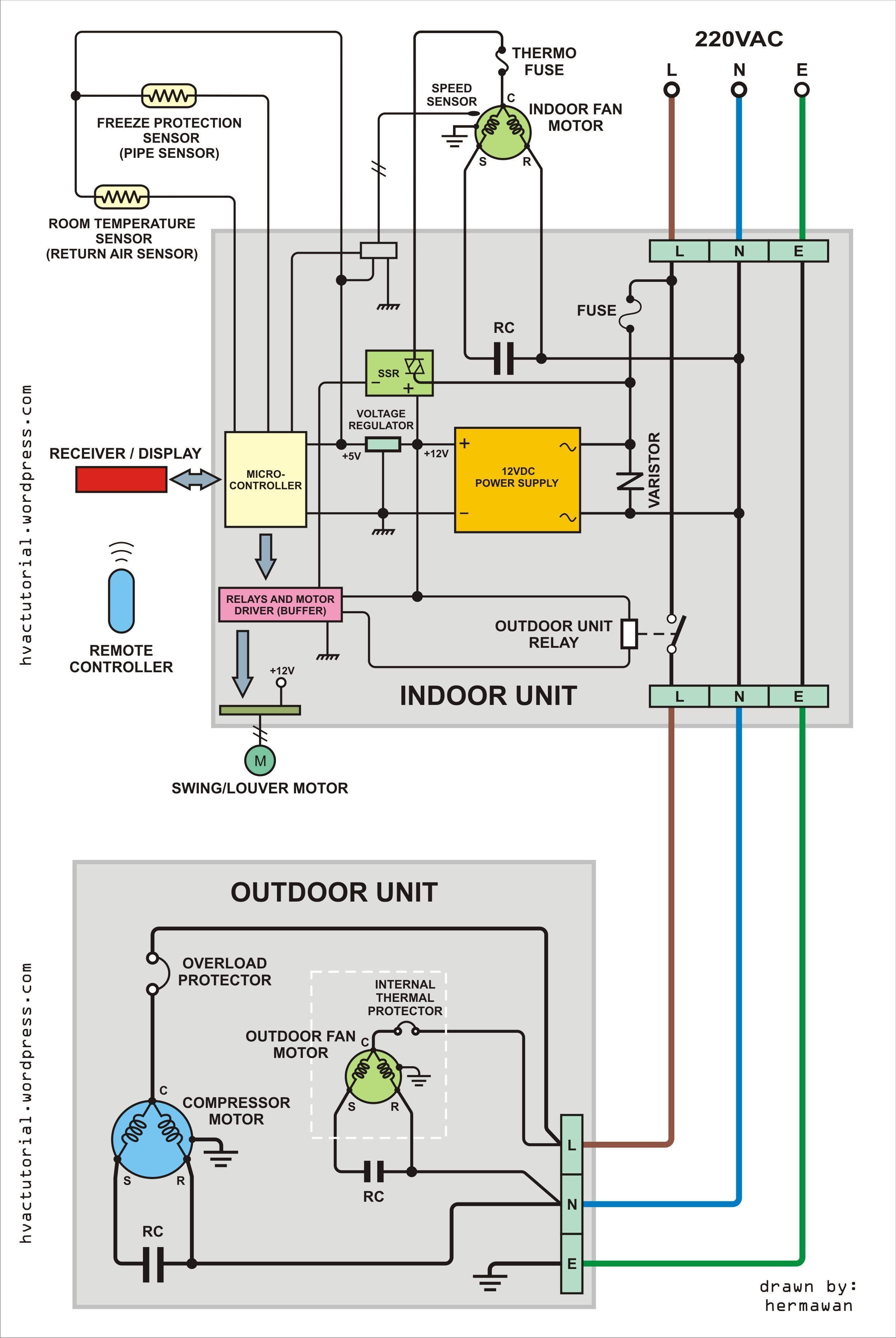 Car Ac Working Diagram Car Diagram Wiring Diagram for Auto Airnditioning New Carnditioner