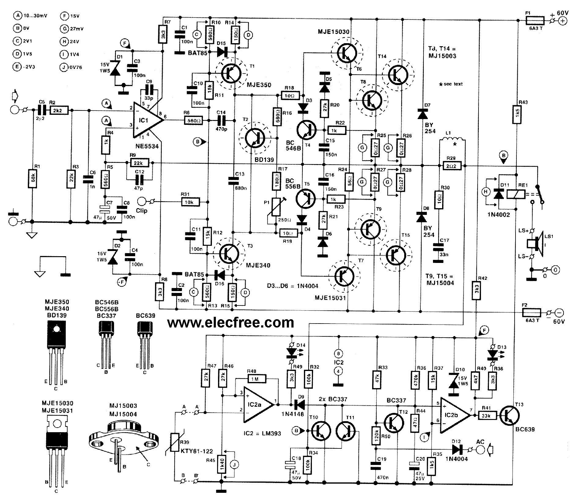 Car Audio Amplifier Circuit Diagram Image Result for High Power Amplifier Circuit