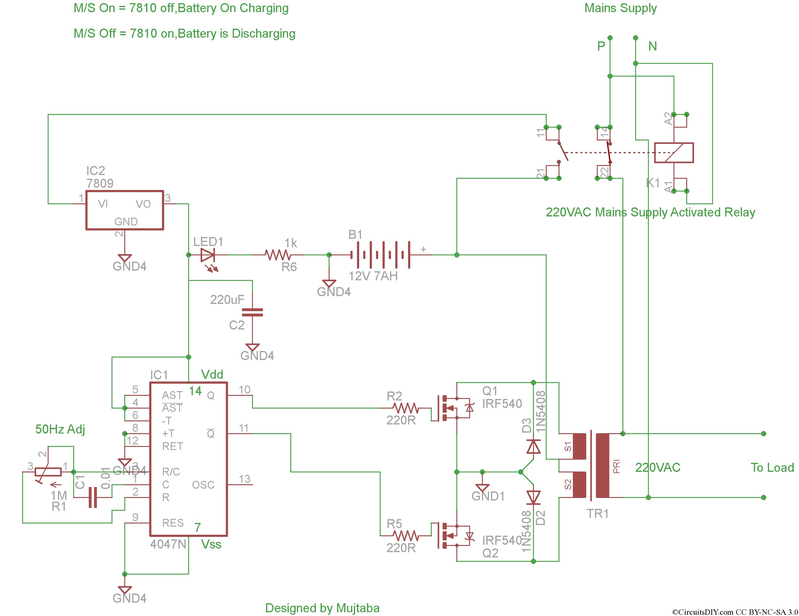 Car Inverter Circuit Diagram Inverter Circuit Page Power Supply Circuits Next Gr A Plete Of Car Inverter Circuit Diagram
