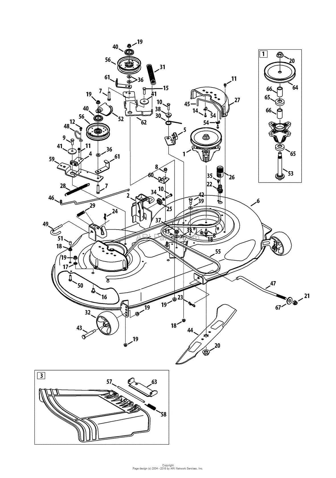 Craftsman Lawn Mower Parts Diagram Mtd 13bl78st099 247 Lt2000 2013 Parts Diagrams Of Craftsman Lawn Mower Parts Diagram