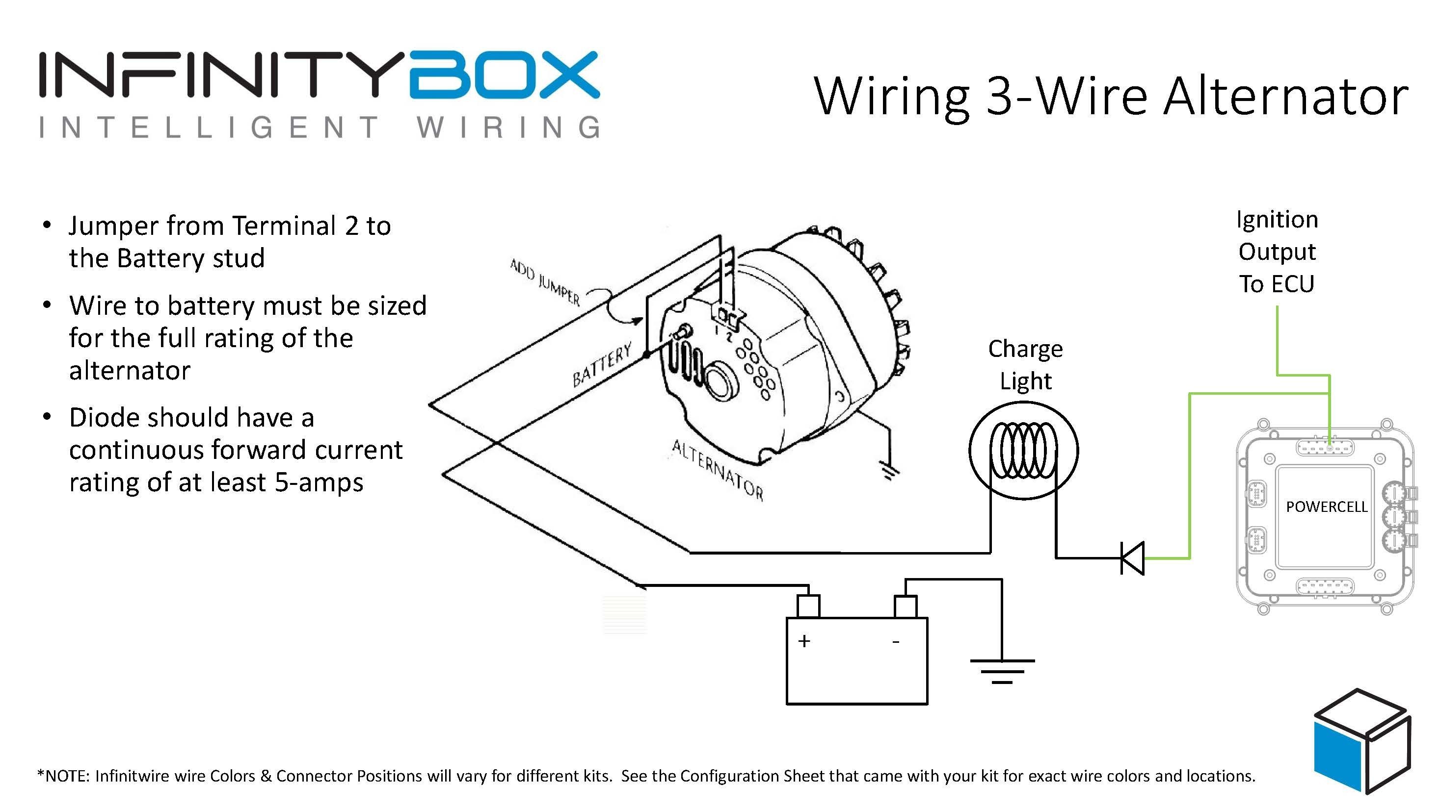 Delco 10si Alternator Wiring Diagram Awesome 3 Wire Alternator Wiring Diagram Diagram