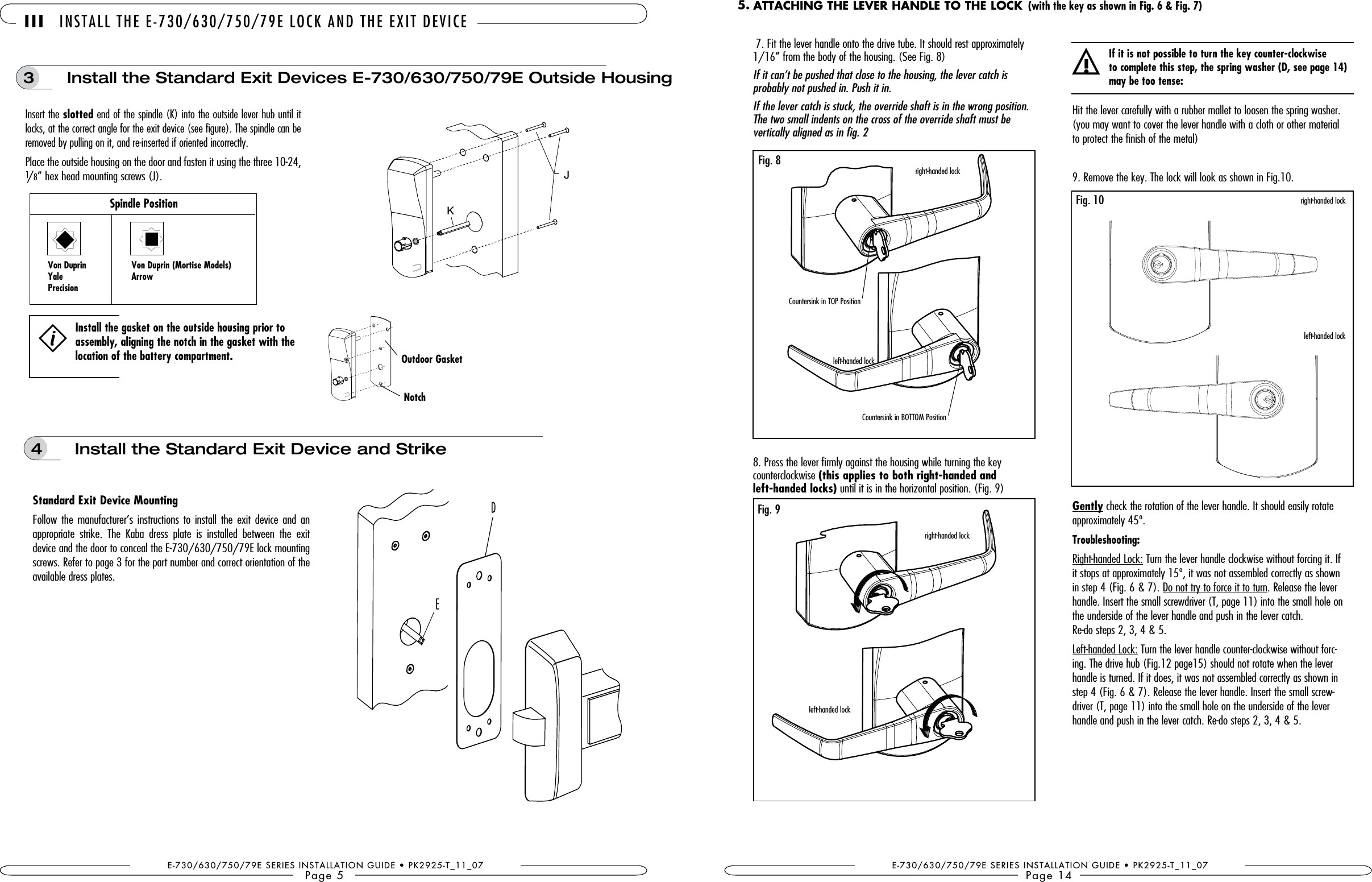 Door Locking Mechanism Diagram Csc790 Door Lock User Manual Manual Kaba Ilco Inc Of Door Locking Mechanism Diagram