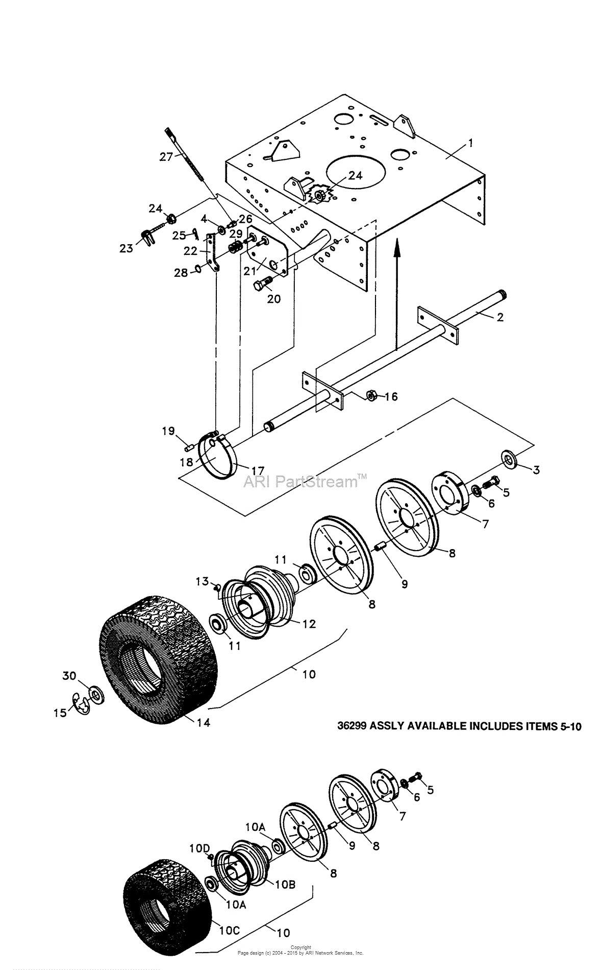 Drum Brake assembly Diagram Bunton Bobcat Ryan Xm3611 All 36" Versadeck Midsize Eec Parts Of Drum Brake assembly Diagram