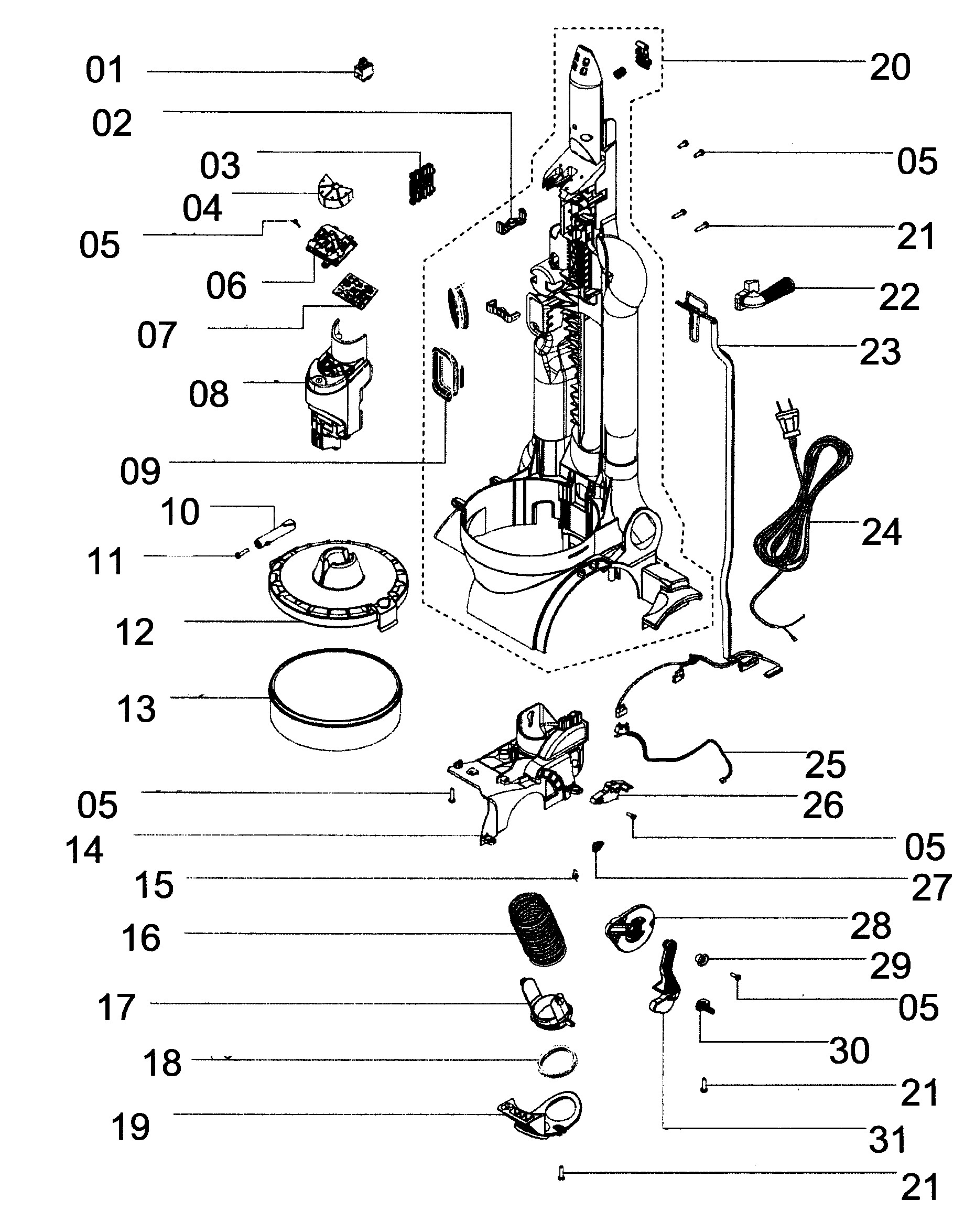 Dyson Dc25 Parts Diagram