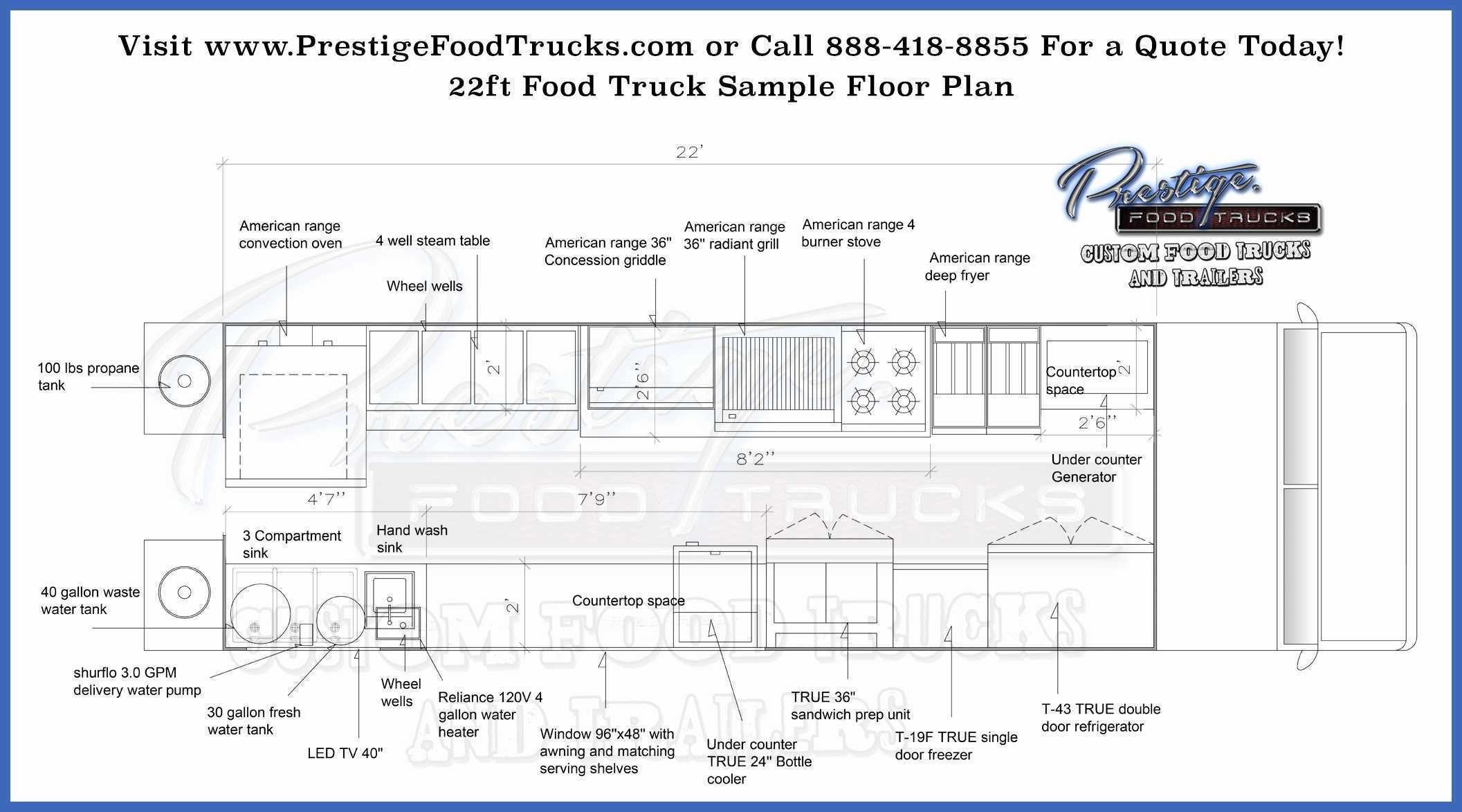 Food Truck Water System Diagram Food Truck Floor Plans Beautiful 12ft Concession Trailer Floor Plan