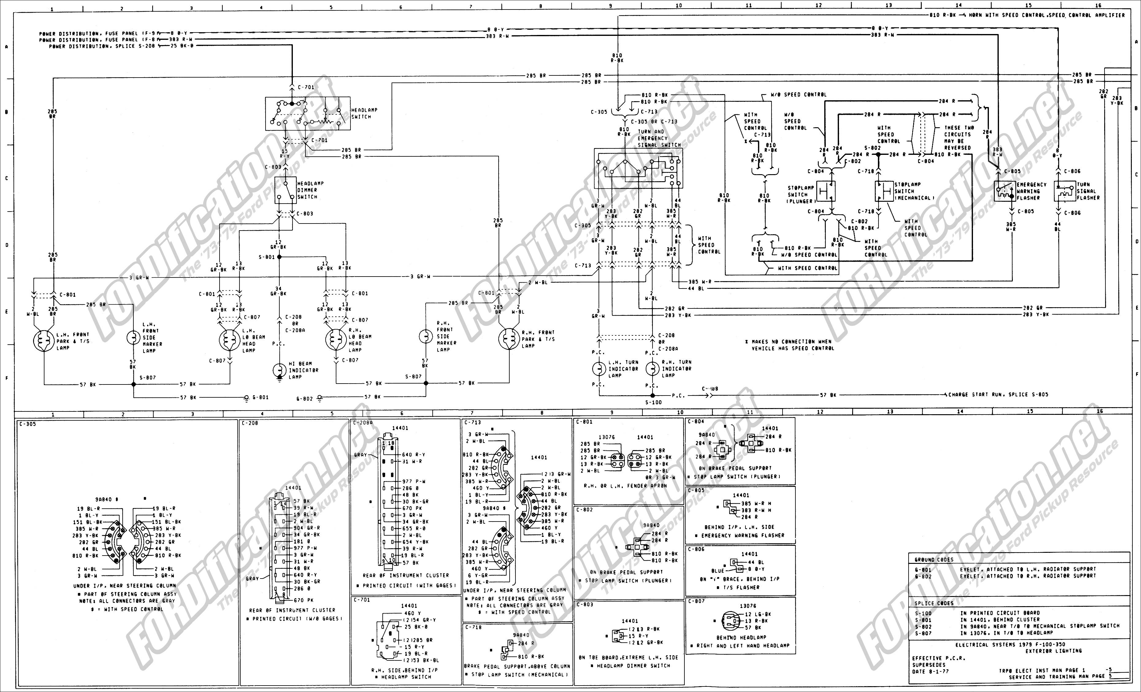 Ford F250 Engine Diagram 1973 1979 ford Truck Wiring Diagrams & Schematics fordification Of Ford F250 Engine Diagram