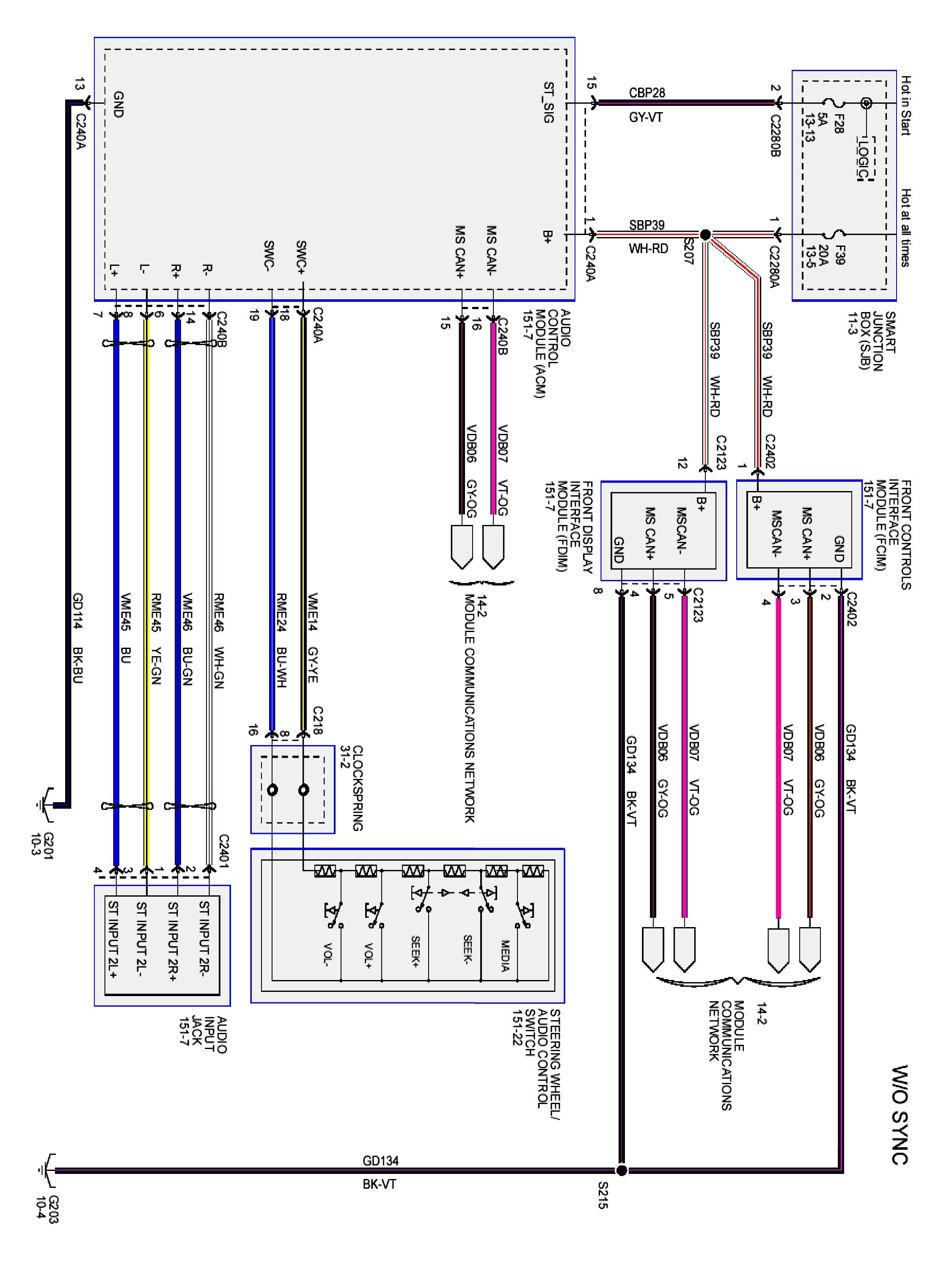 Ford Taurus Stereo Wiring Diagram - 38