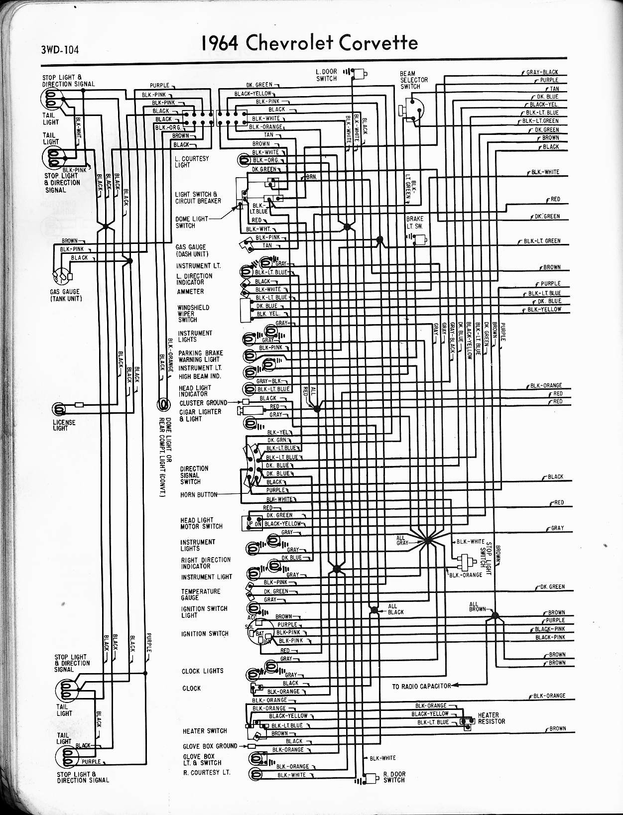 Ignition Switch Wiring Diagram Chevy 57 65 Chevy Wiring Diagrams Of Ignition Switch Wiring Diagram Chevy