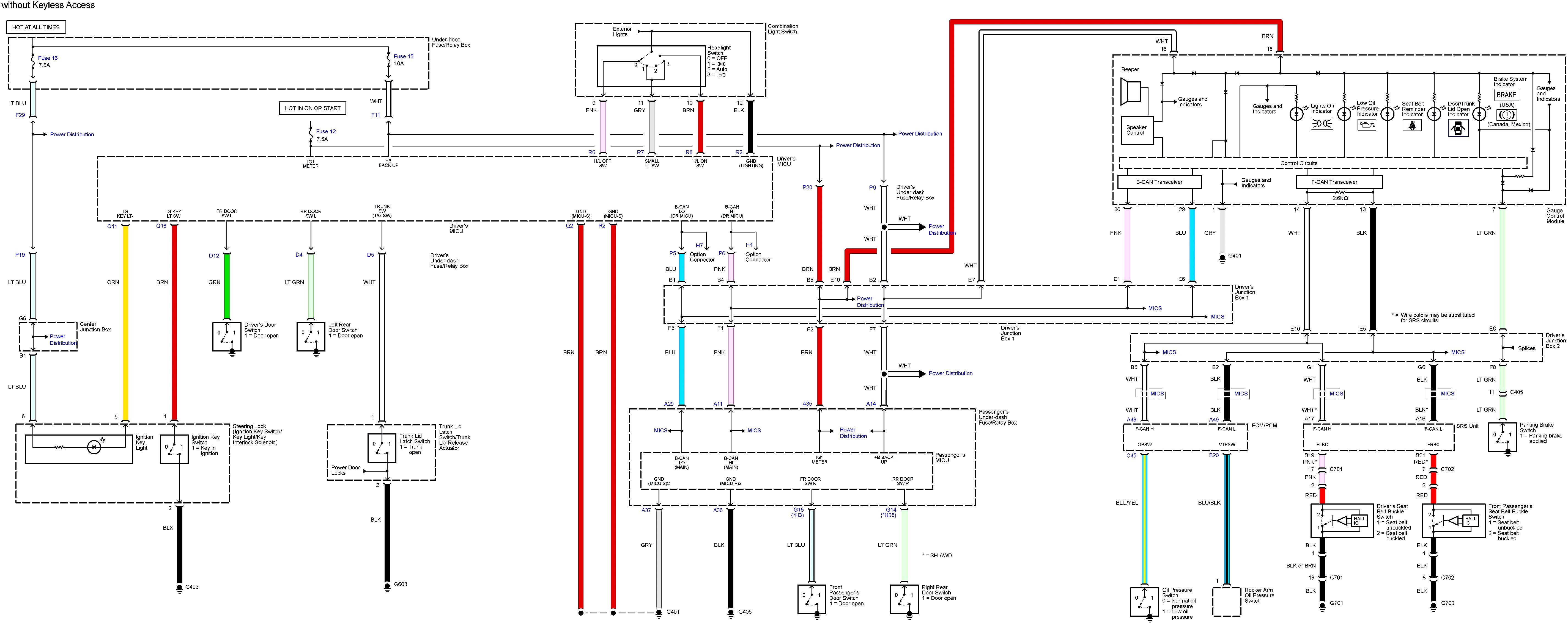 Mercedes Car Wiring Diagram Acura Tl 2013 – 2014 – Wiring Diagrams – Key Warning – Carknowledge Of Mercedes Car Wiring Diagram