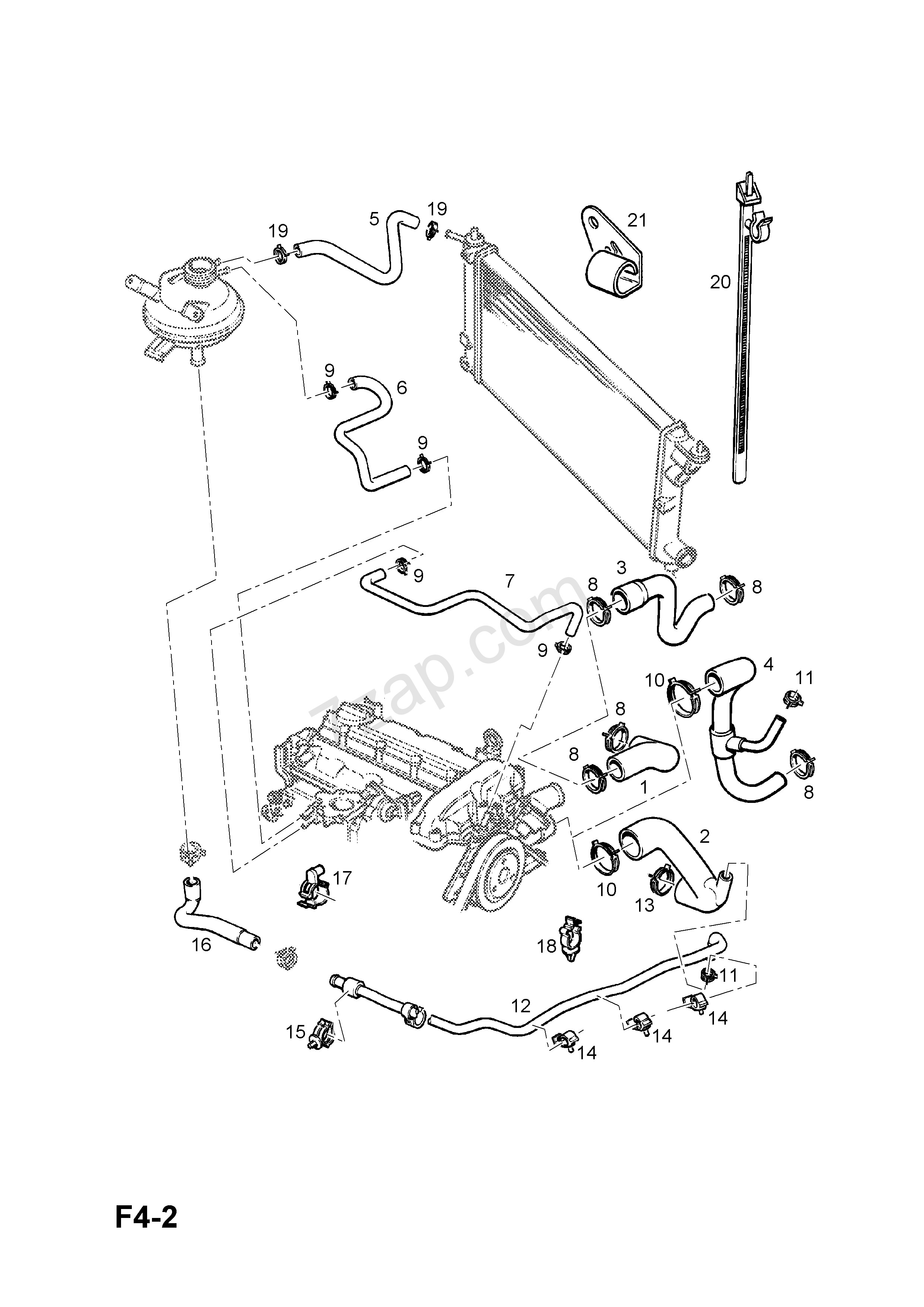 Opel Corsa Engine Diagram Hoses and Pipes Contd [x12xe[lw4] Engine] Opel Corsa B Tigra A Of Opel Corsa Engine Diagram
