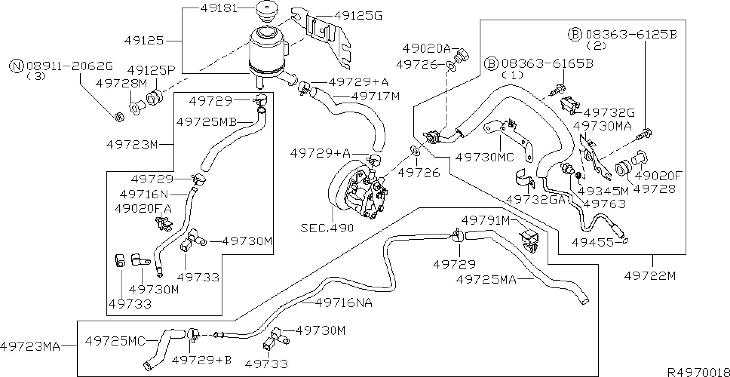 Power Steering Parts Diagram 2004 Nissan Altima Sedan Oem Parts Nissan Usa Estore