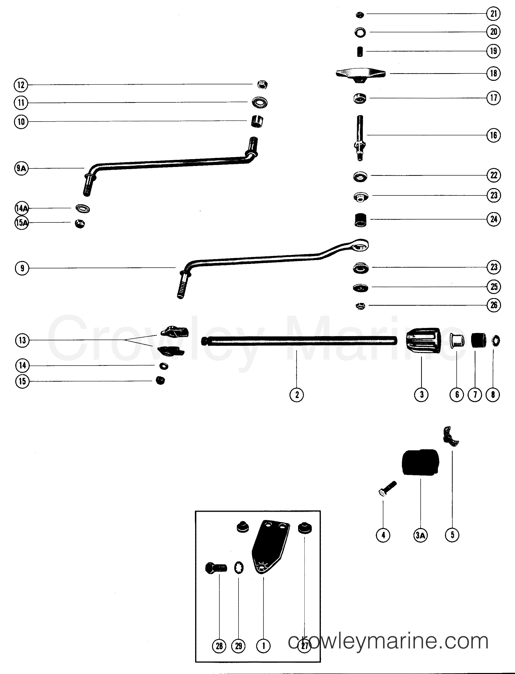 Power Steering Parts Diagram Co Pilot Replacement assembly Various Years Rigging Parts Power Of Power Steering Parts Diagram