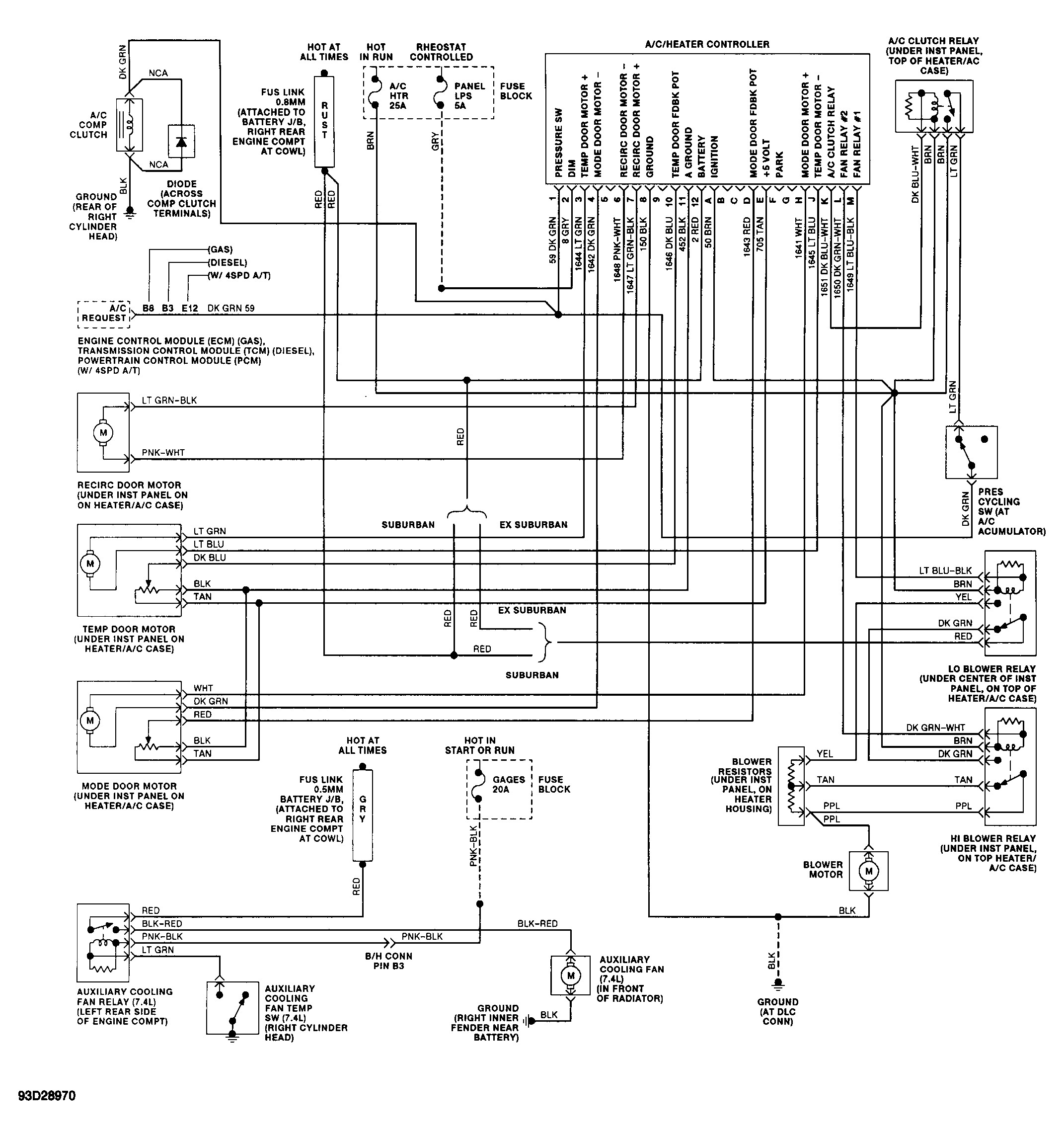 Radiator System Diagram 94 Chevy 4wd Shift Actuator Location Wiring Diagram S for Help Of Radiator System Diagram