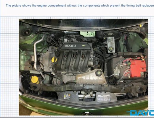 Renault Megane Engine Diagram Timing Kit Installation Renault Kangoo 1 6 16v Engine 4km 830