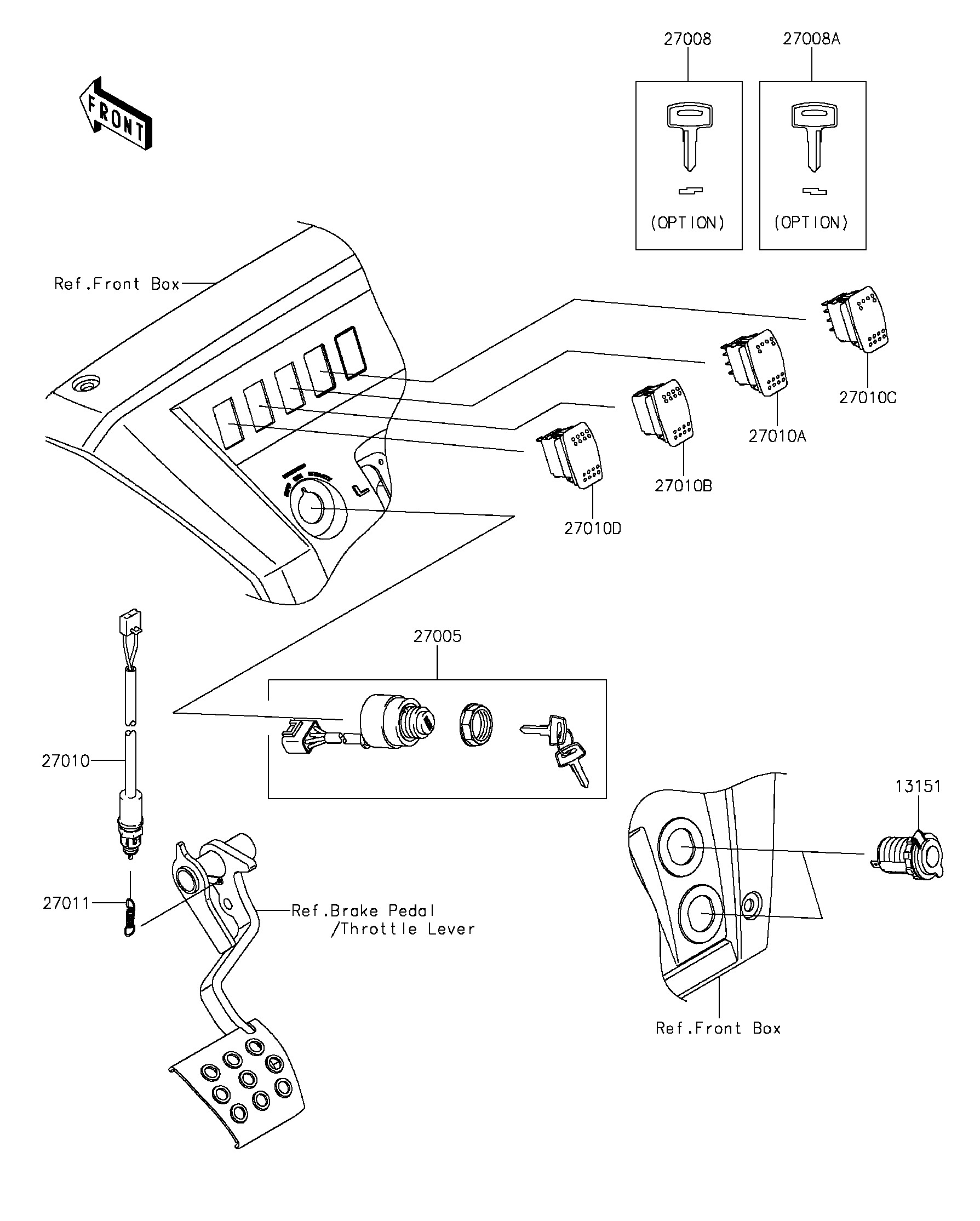 Seat Belt Parts Diagram 2016 Kawasaki Mule Pro Fx Eps Le Ignition Switch Parts Best Oem Of Seat Belt Parts Diagram