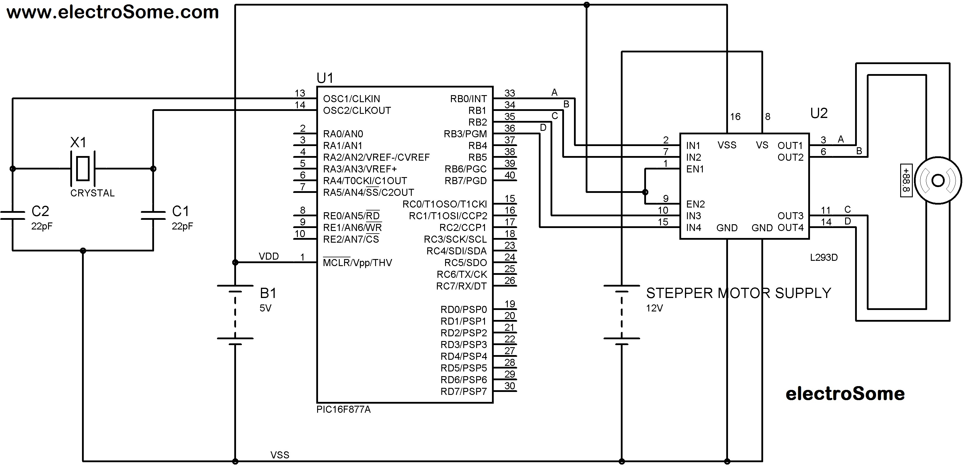 Stepper Motor Wiring Diagram Interfacing Stepper Motor with Pic Microcontroller Mikroc Bipolar Of Stepper Motor Wiring Diagram