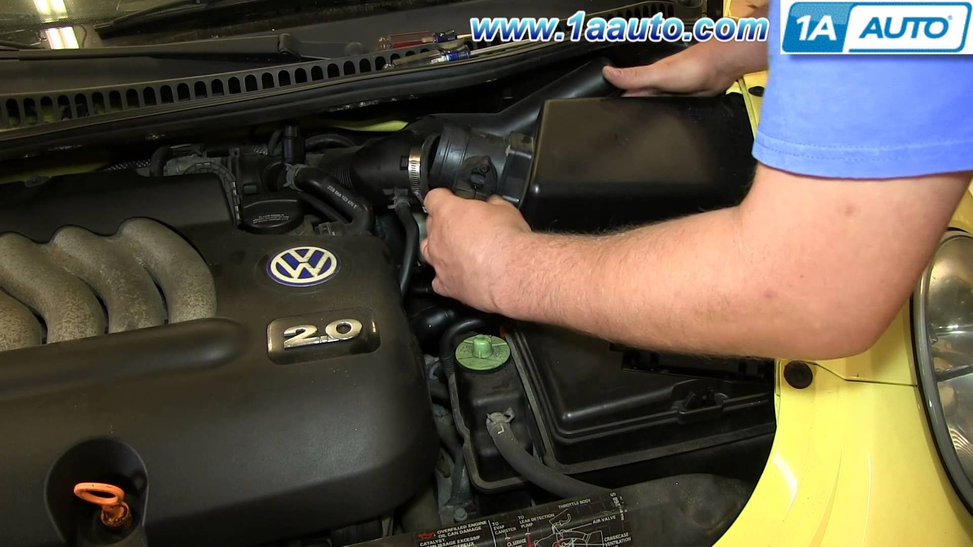 2000 Vw Beetle 1 8 Turbo Engine Diagram How to Install Replace Maf Mass Air Flow Sensor 2001 05 1 8l Turbo Of 2000 Vw Beetle 1 8 Turbo Engine Diagram