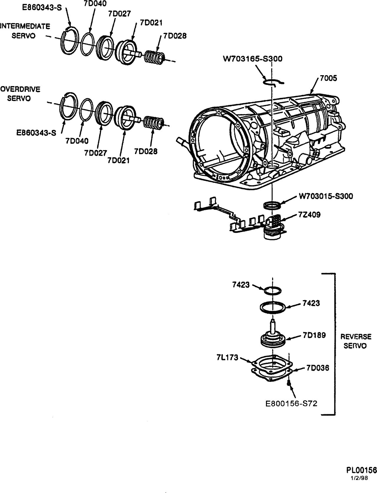 2002 ford Ranger Parts Diagram Trans Leak Exploded View Of 4r44e Automatic Trans Ranger forums Of 2002 ford Ranger Parts Diagram
