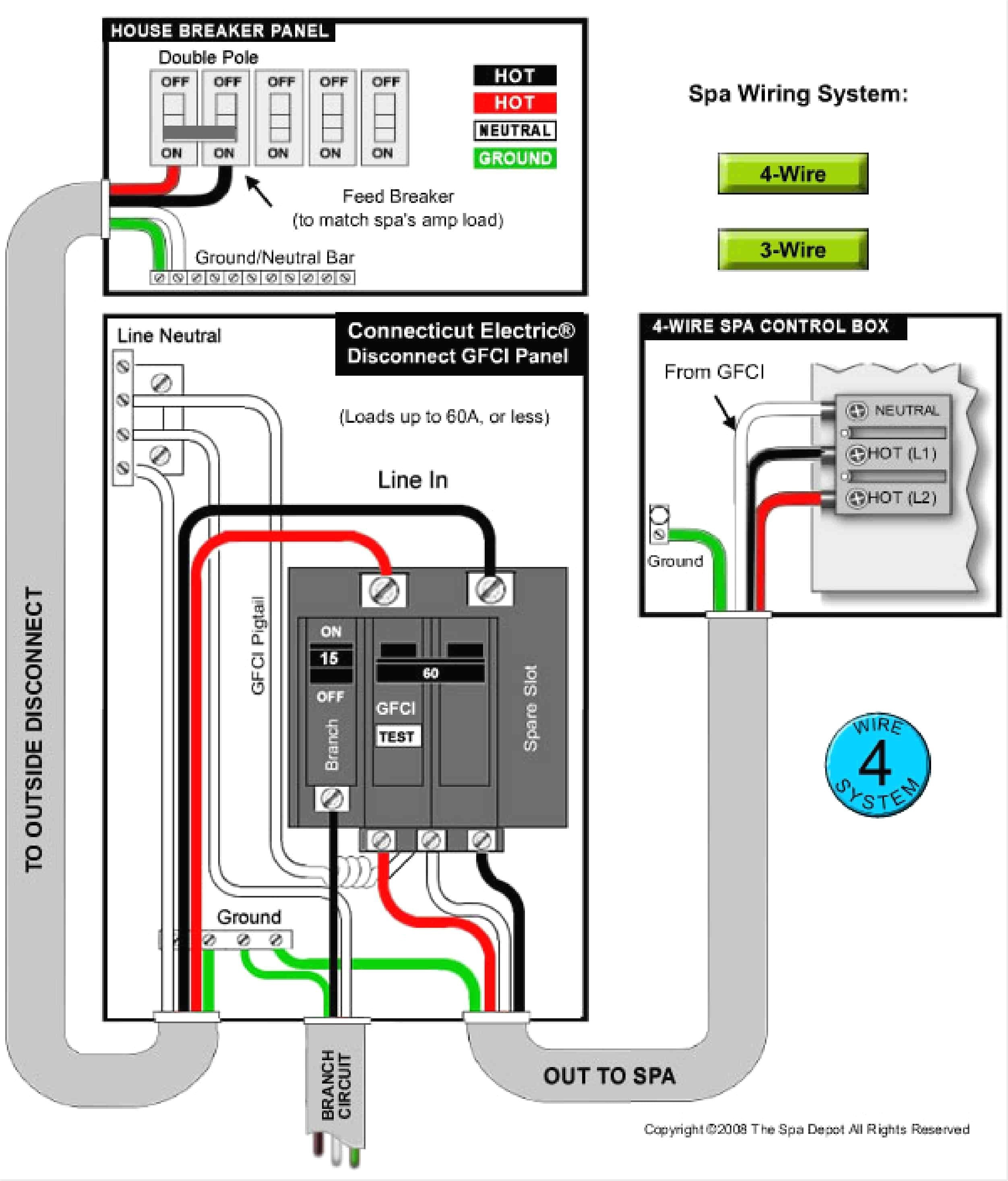 4 Wire 220 Volt Wiring Diagram Wiring Diagram Gfci Outlet Refrence Wiring Diagram for Gfci and Of 4 Wire 220 Volt Wiring Diagram