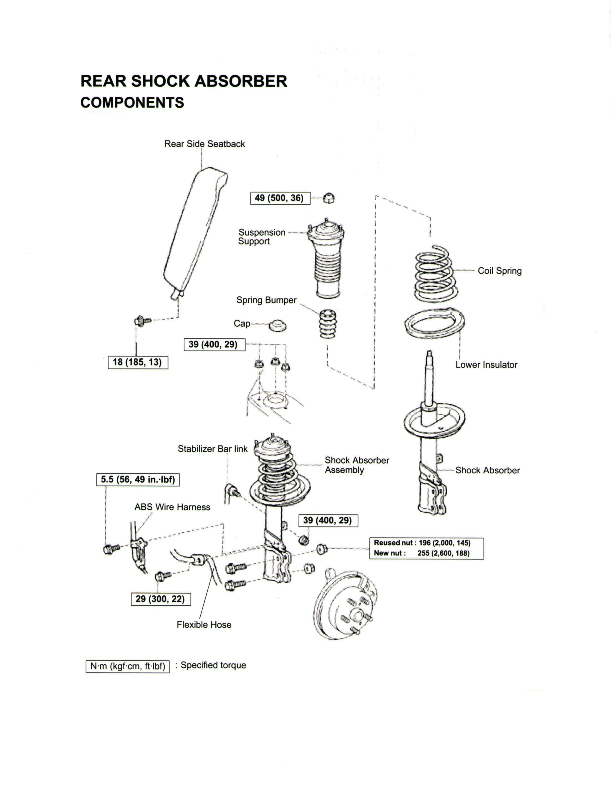 95 toyota Camry Engine Diagram 1997 toyota Camry Engine Diagram Replacing the Rear Strut and or Of 95 toyota Camry Engine Diagram