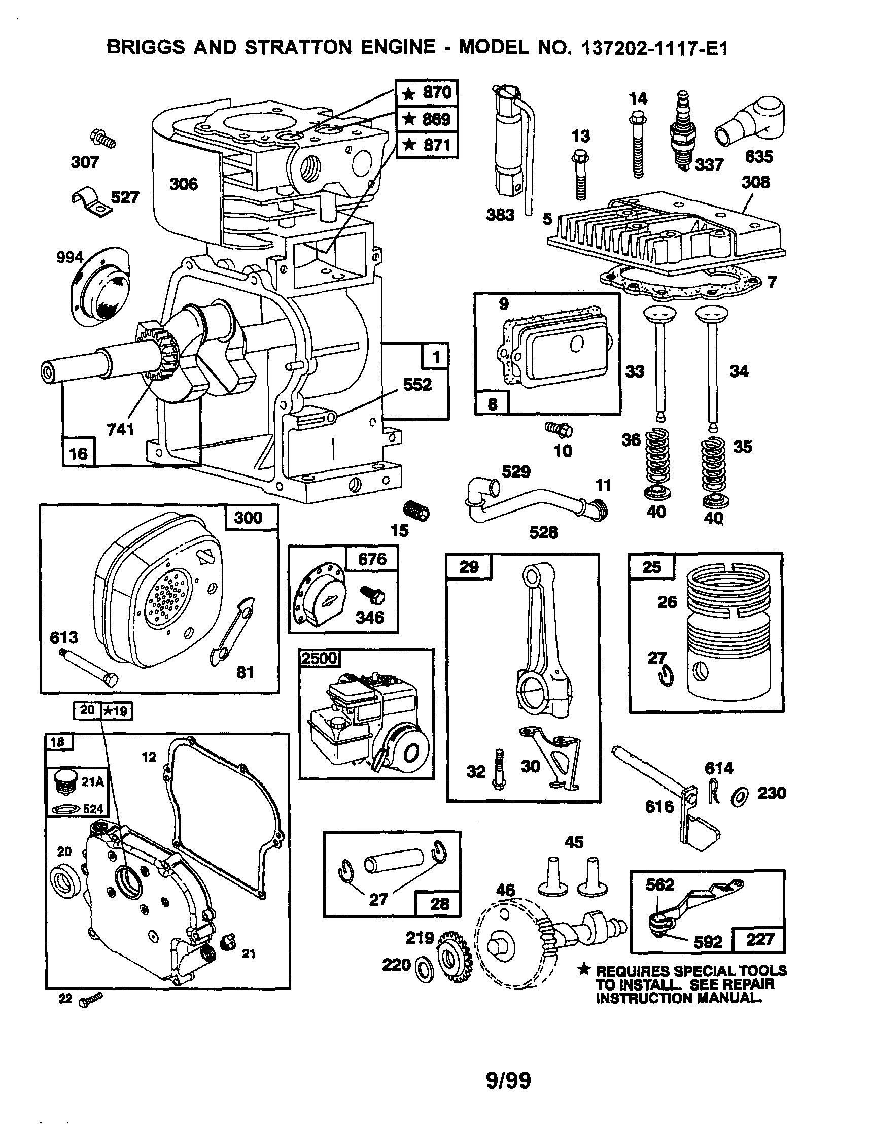 Briggs Engine Parts Diagram Briggs Stratton Engine Parts and Diagrams 2