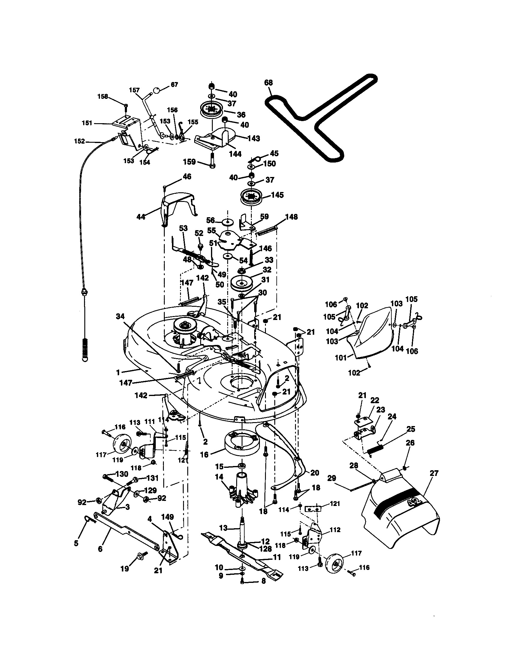 Briggs Stratton Engine Diagram 2 Craftsman Model Lawn Tractor Genuine Parts Of Briggs Stratton Engine Diagram 2