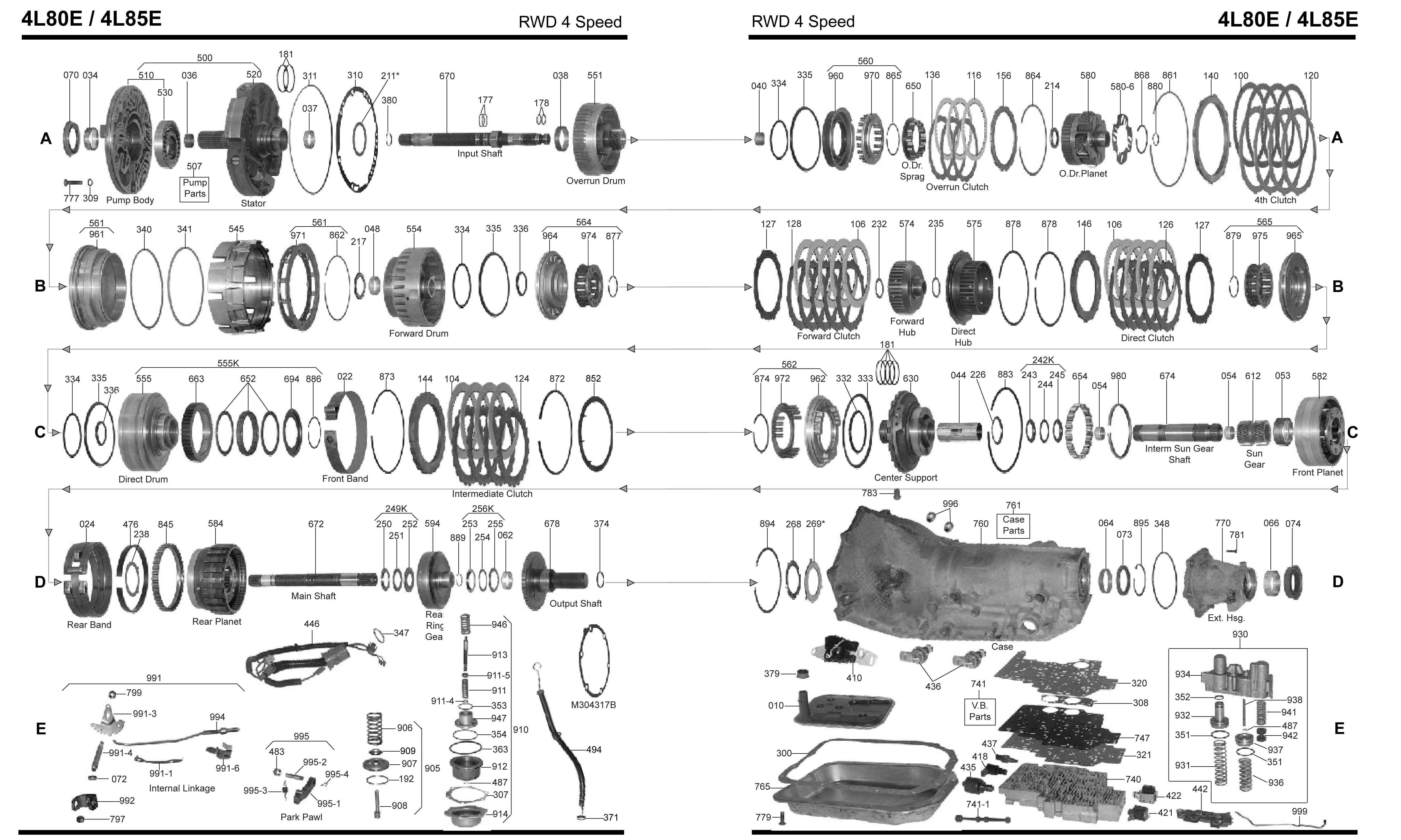 Chevy S10 Parts Diagram 4l60e Parts Diagram Wiring Diagram Of Chevy S10 Parts Diagram